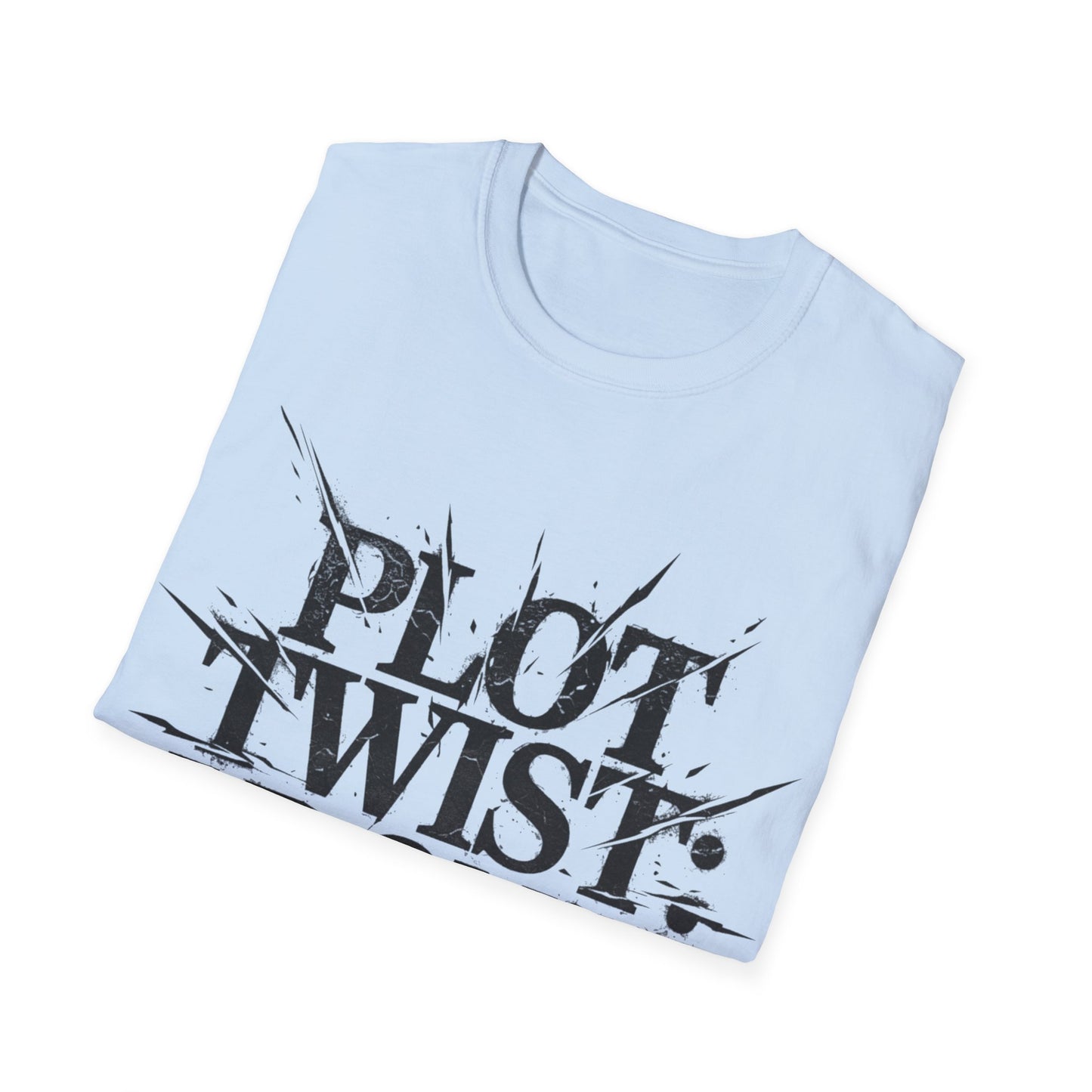 Plot Twist I Don't Care Unisex Softstyle T-Shirt