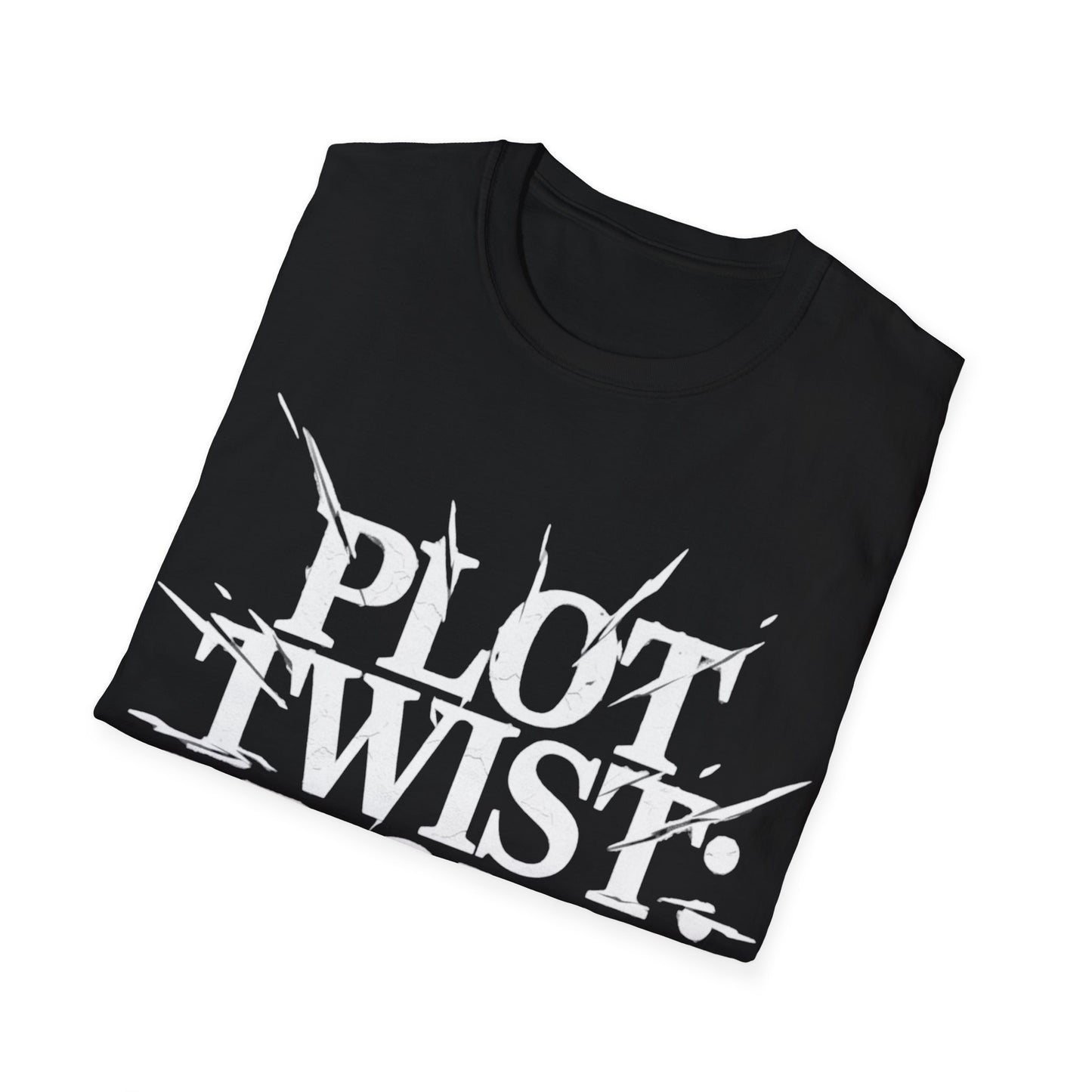 Plot Twist I Don't Care Unisex Softstyle T-Shirt