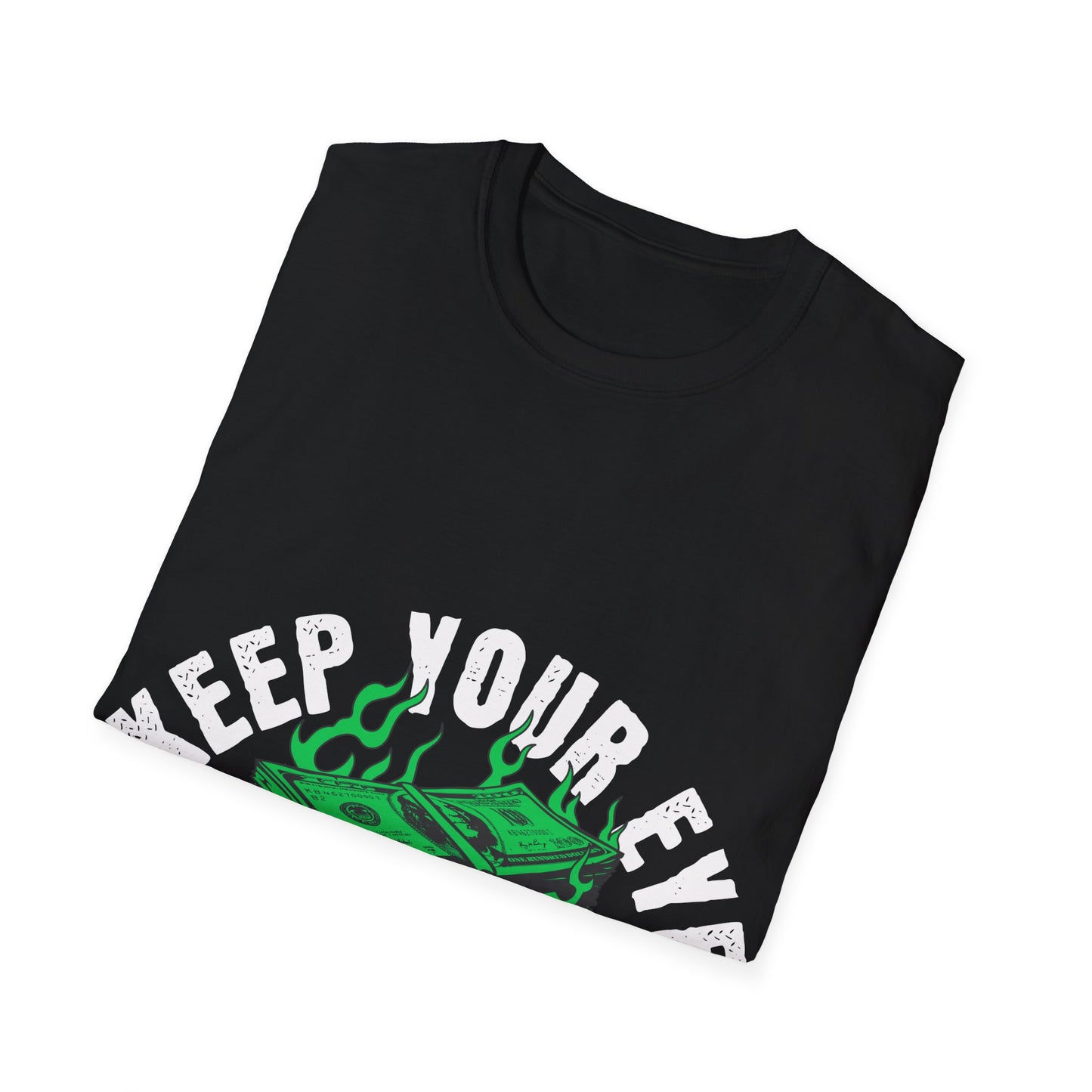 Money Flame T-Shirt - Trendy Graphic Tee