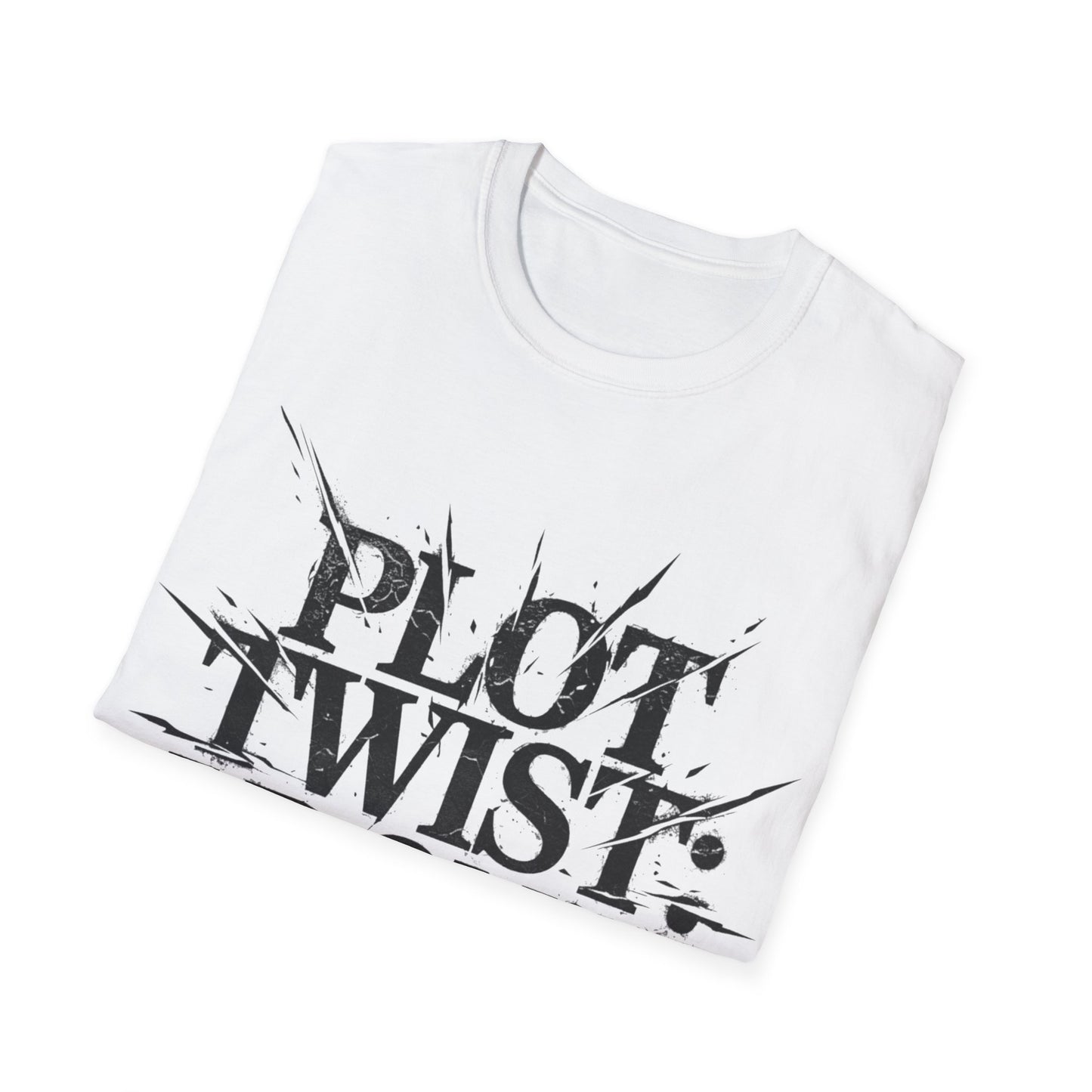 Plot Twist I Don't Care Unisex Softstyle T-Shirt