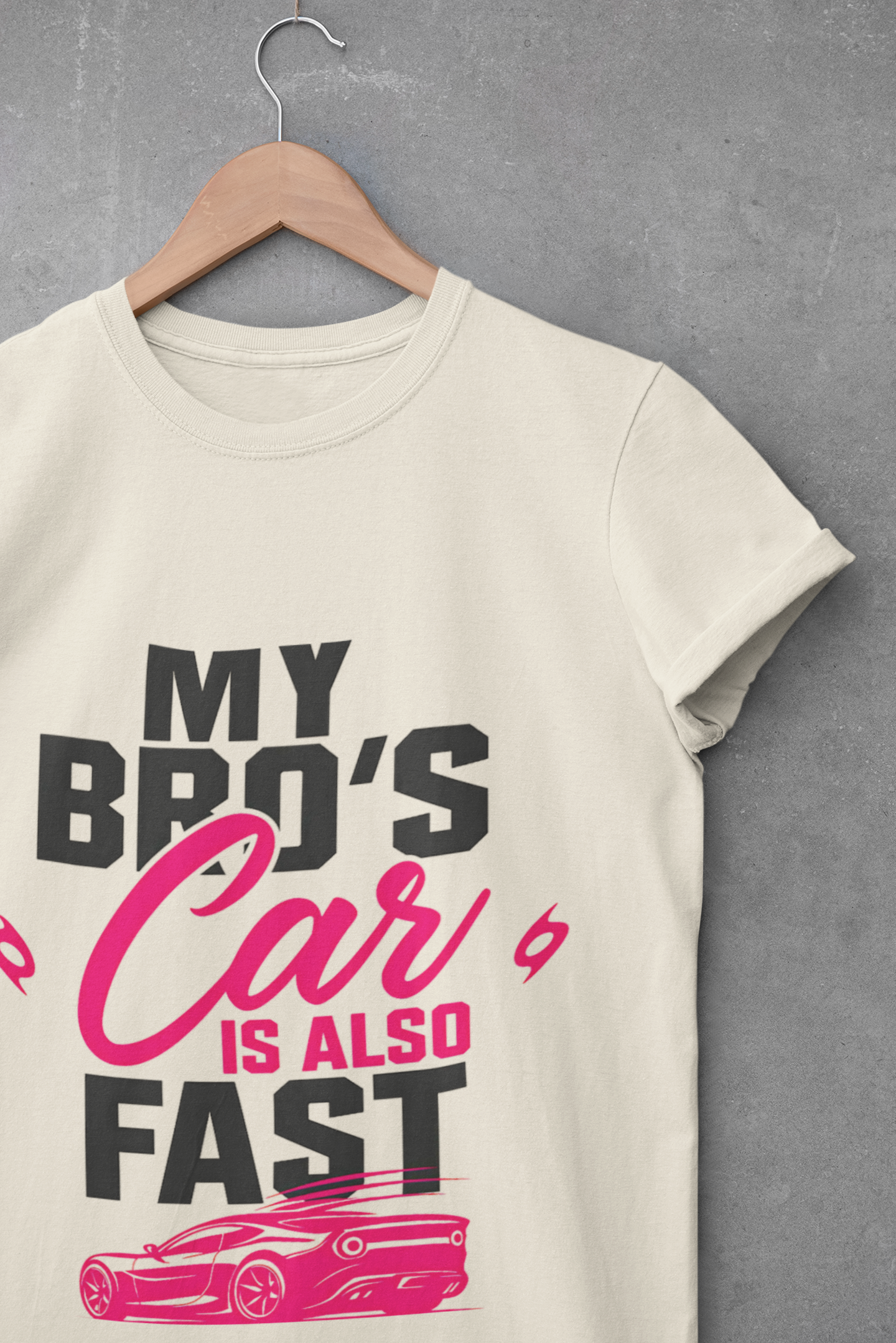 My Bro's Car Unisex Softstyle T-Shirt