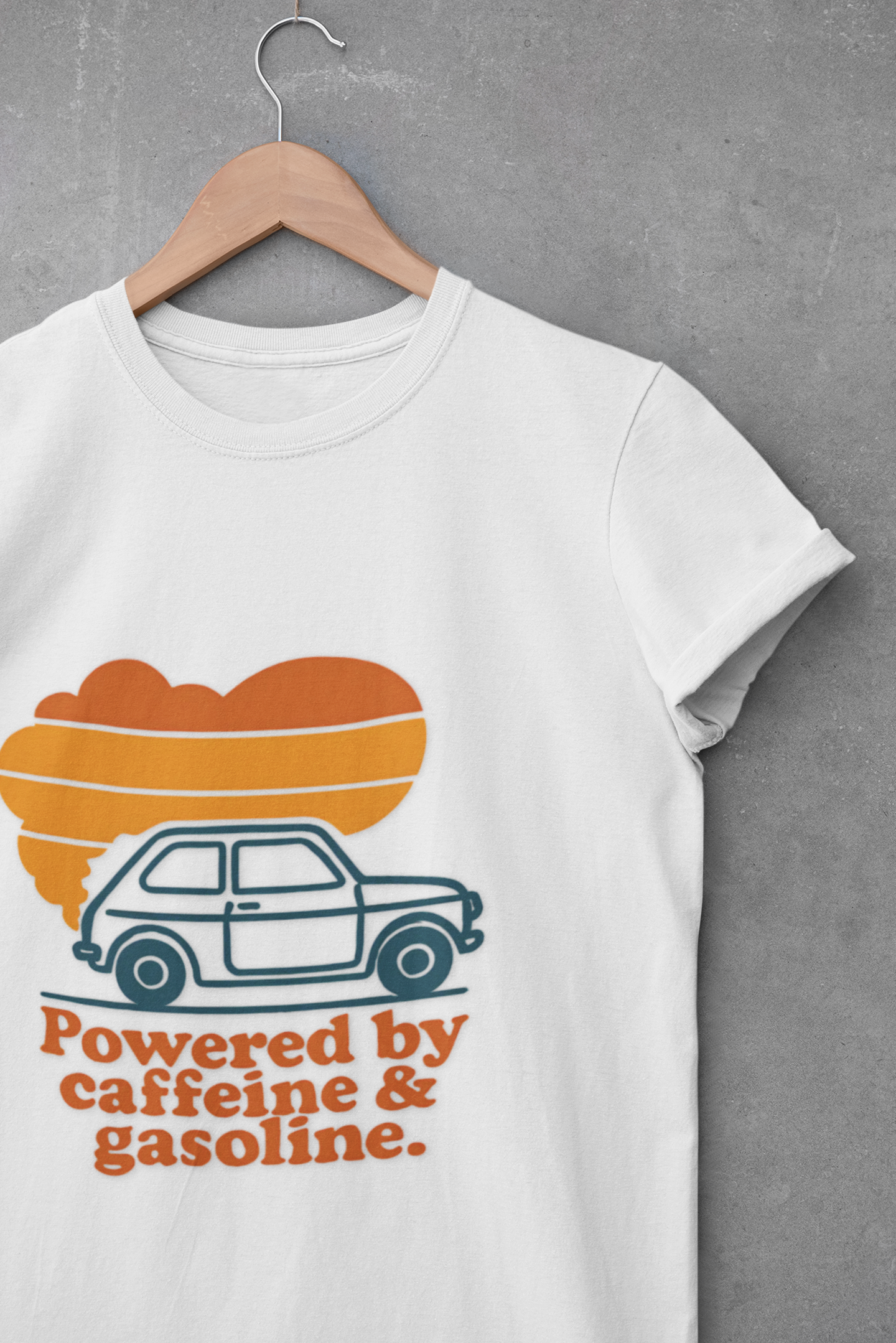 Retro Car & Coffee T-Shirt
