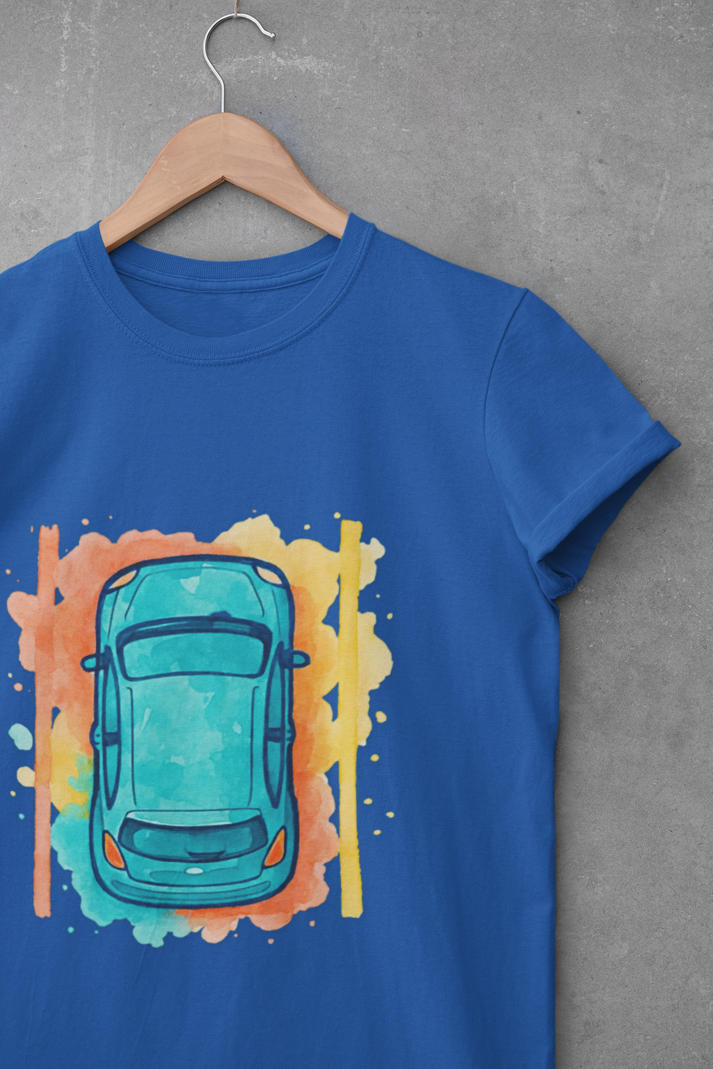 Vibrant Car Watercolor T-Shirt