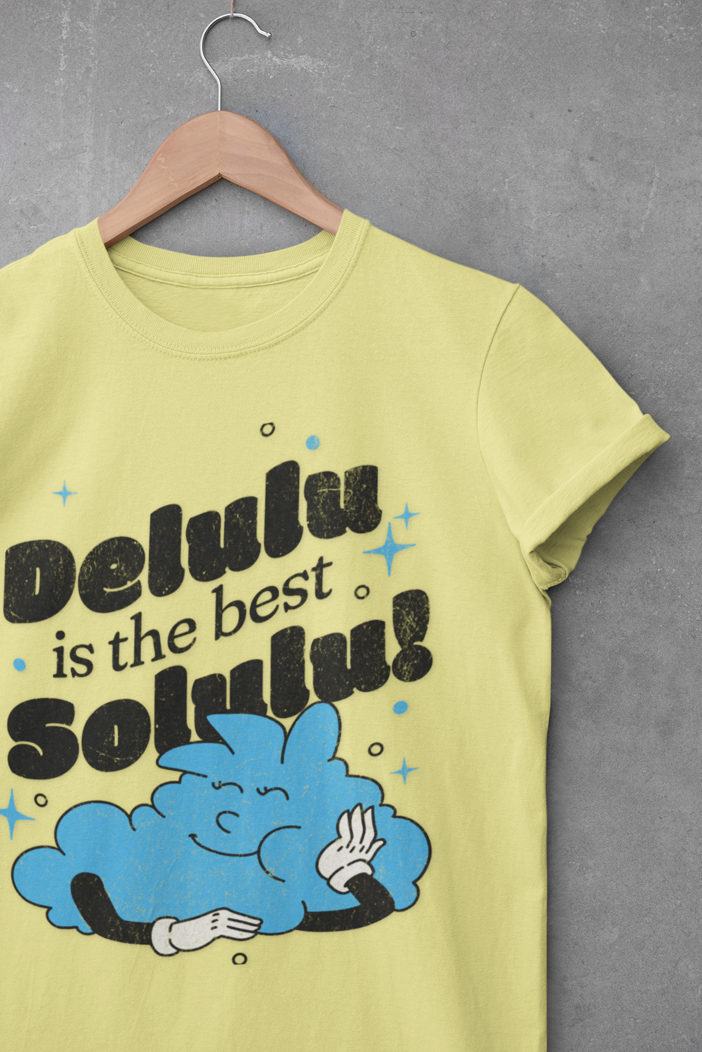 Delulu is the Best Solulu Unisex Softstyle T-Shirt