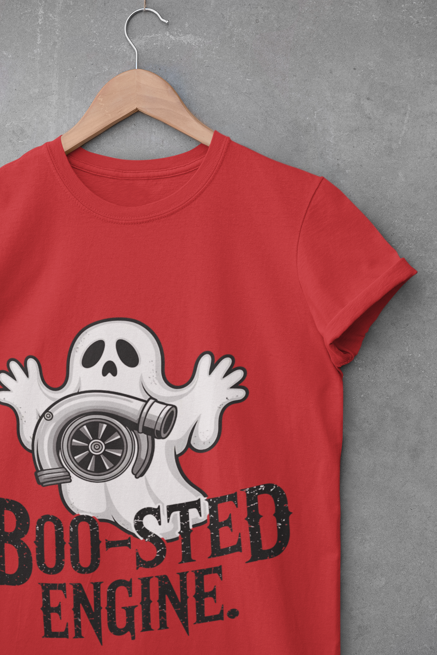 Boo-sted Engine Halloween T-Shirt