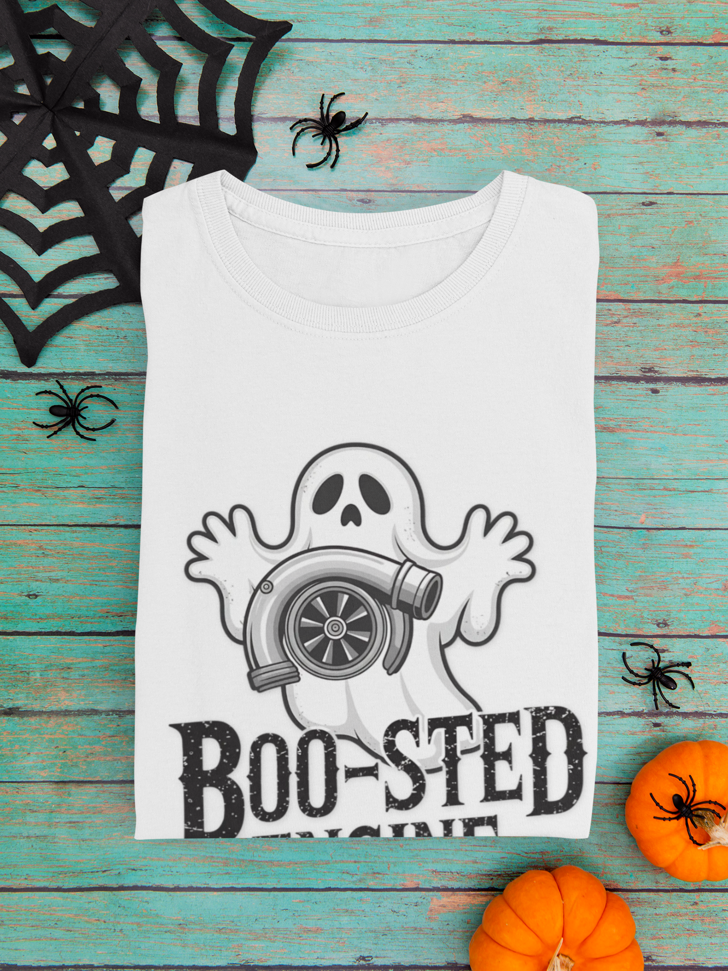 Boo-sted Engine Halloween T-Shirt
