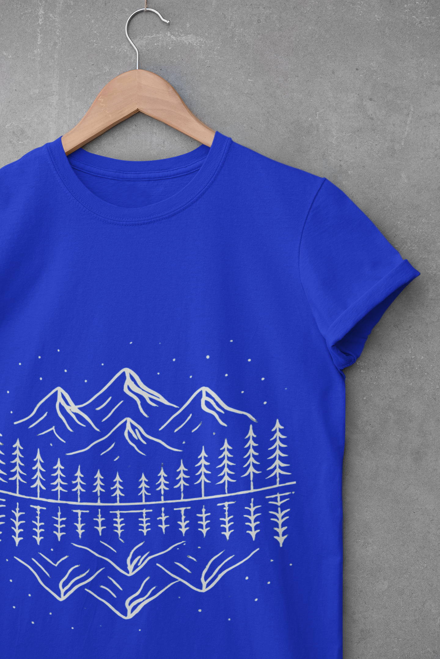 Mountain Scene Unisex Softstyle T-Shirt