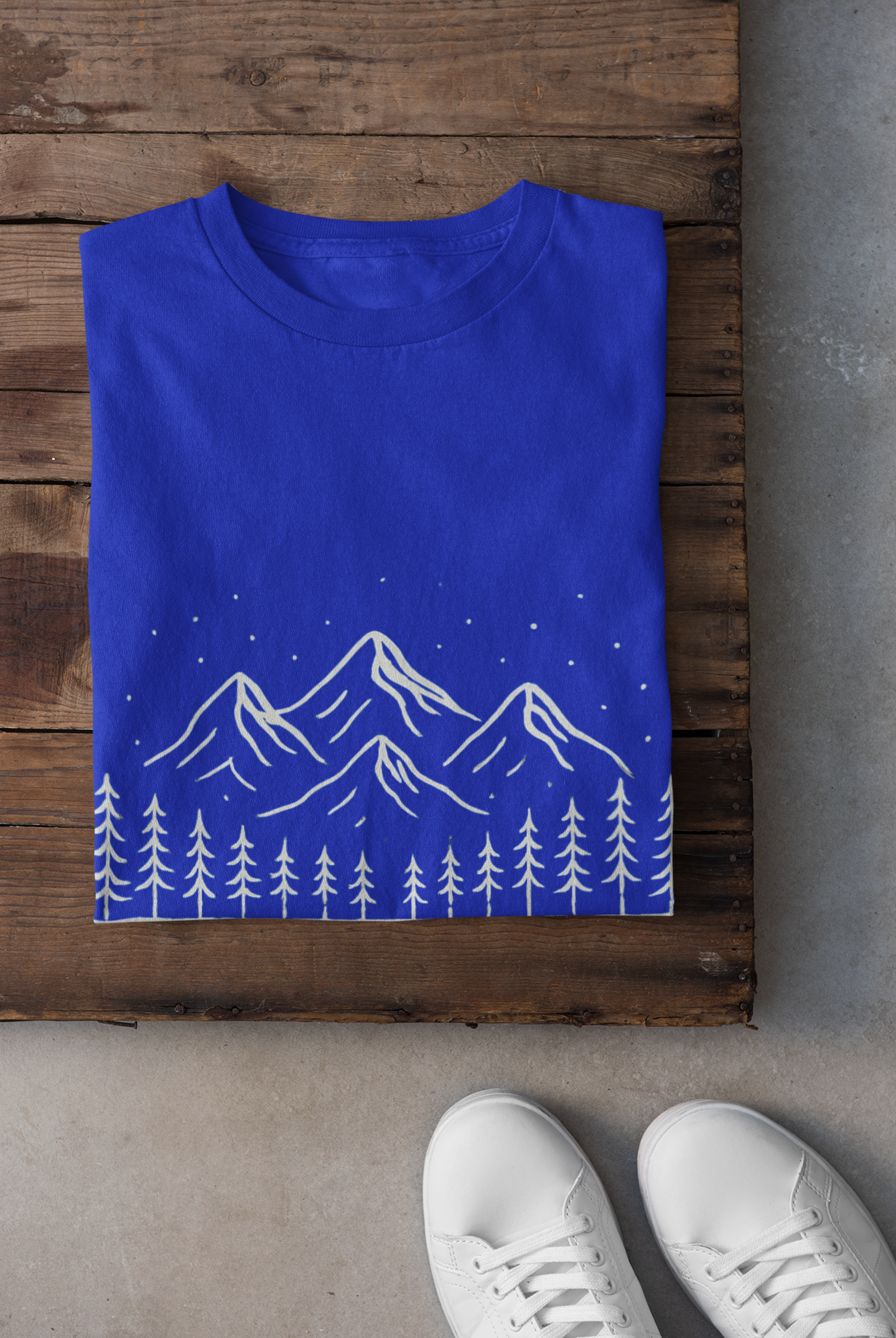 Mountain Scene Unisex Softstyle T-Shirt