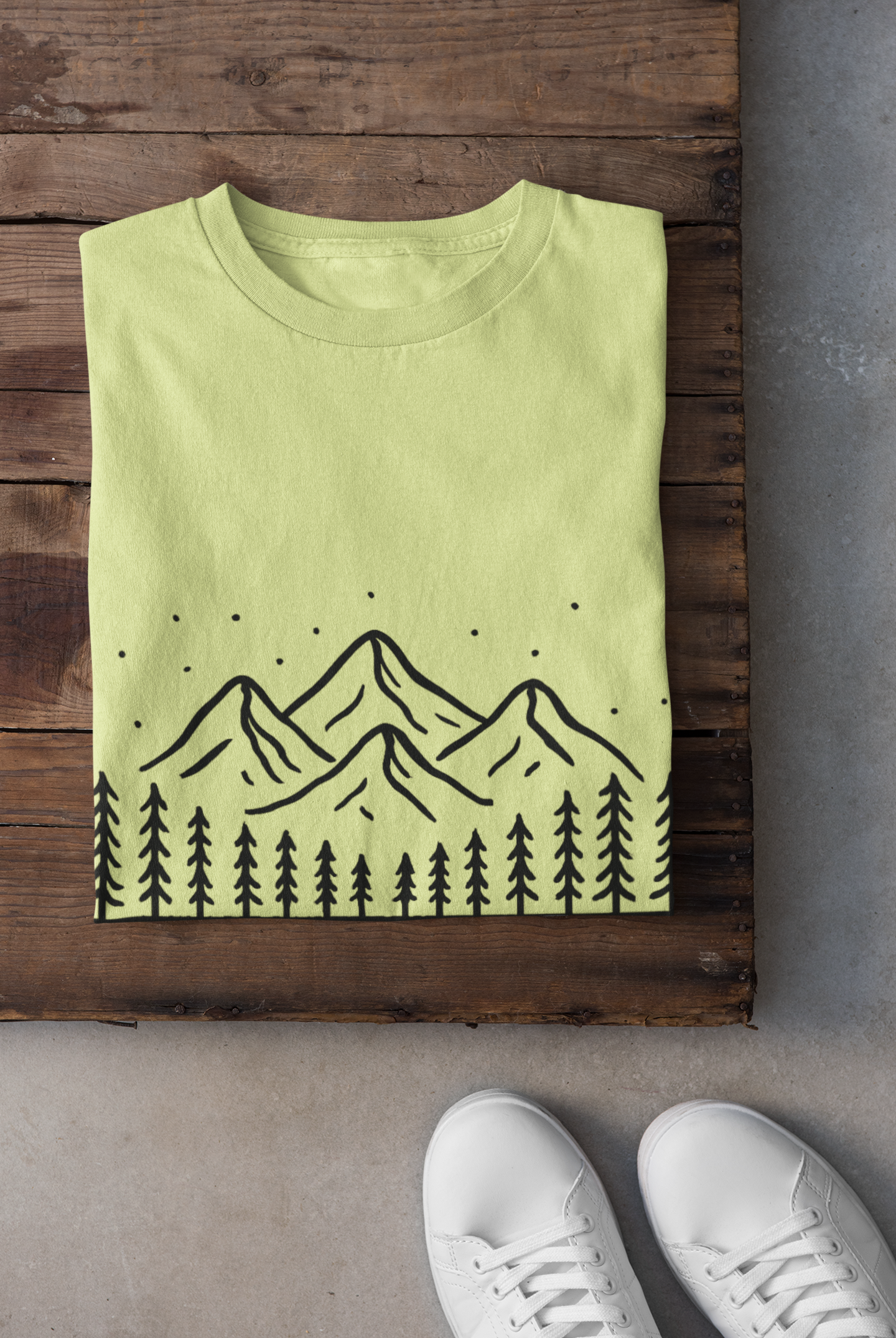Mountain Scene Unisex Softstyle T-Shirt