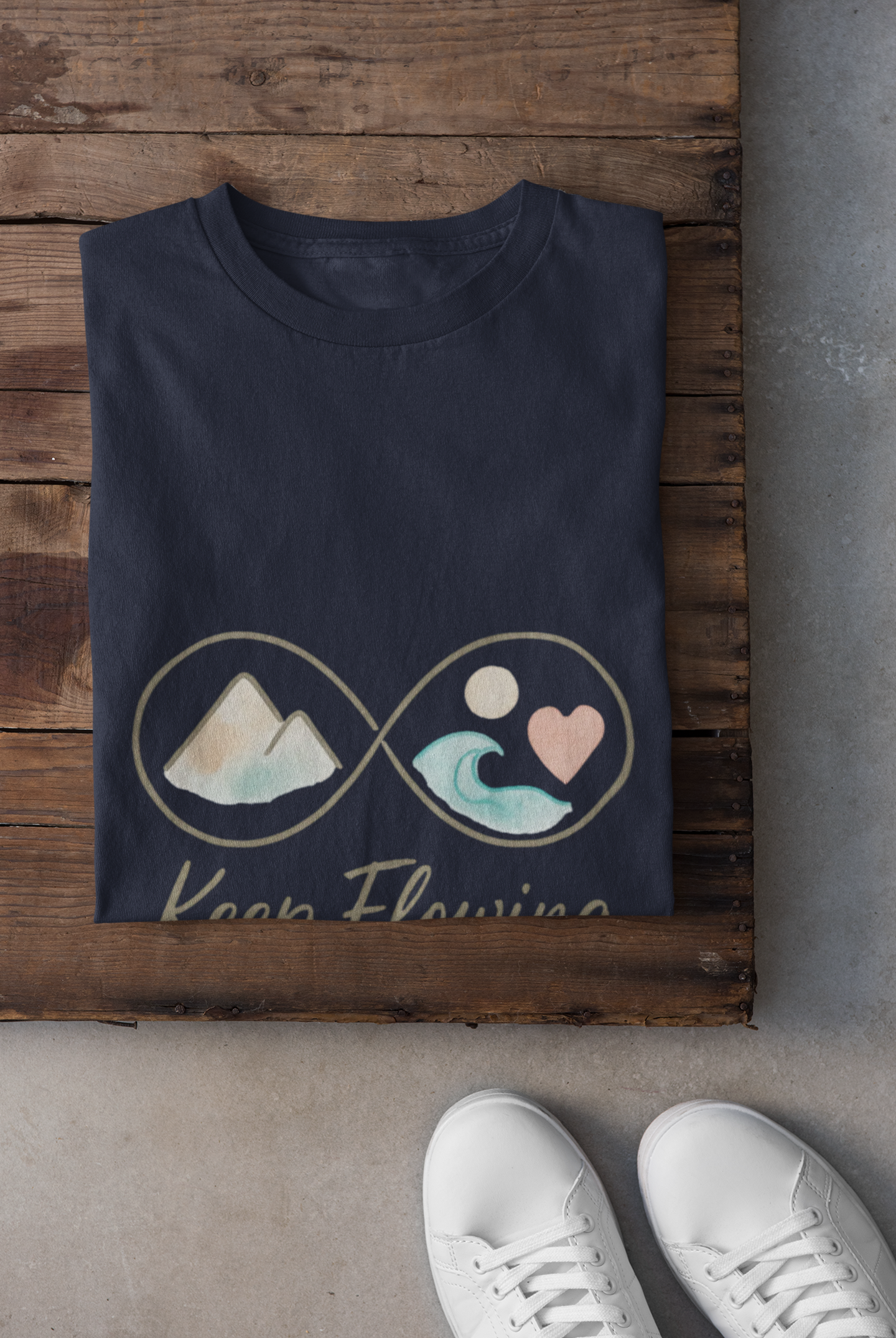 Keep Flowing Unisex Softstyle T-Shirt