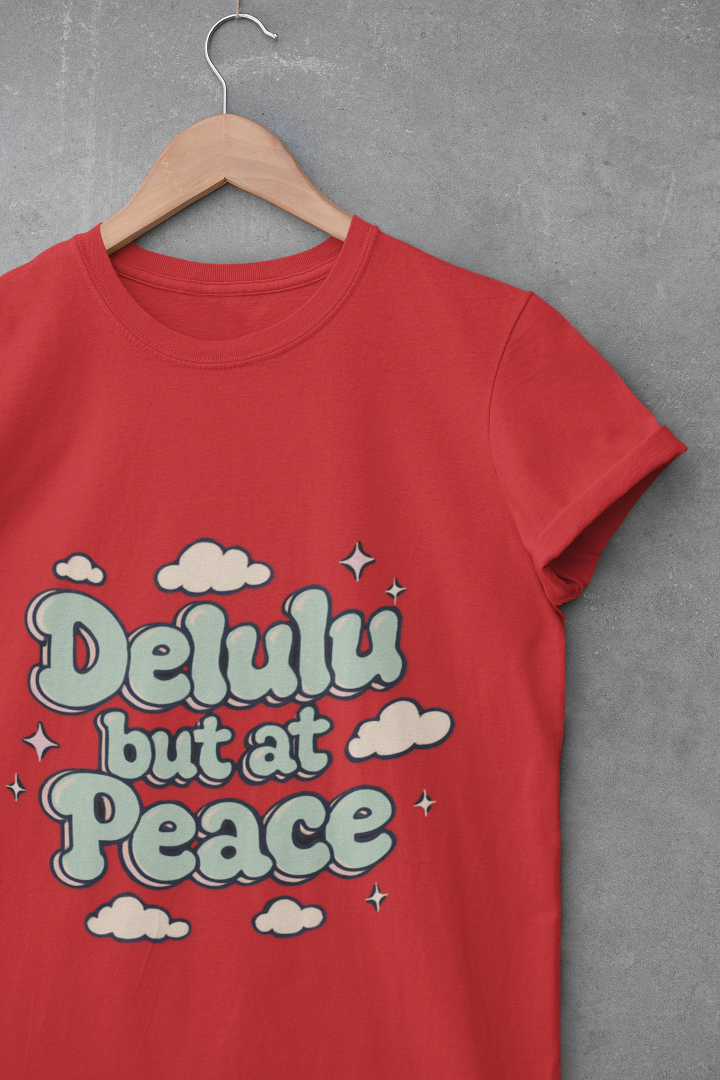 Delulu But at Peace Unisex T-Shirt
