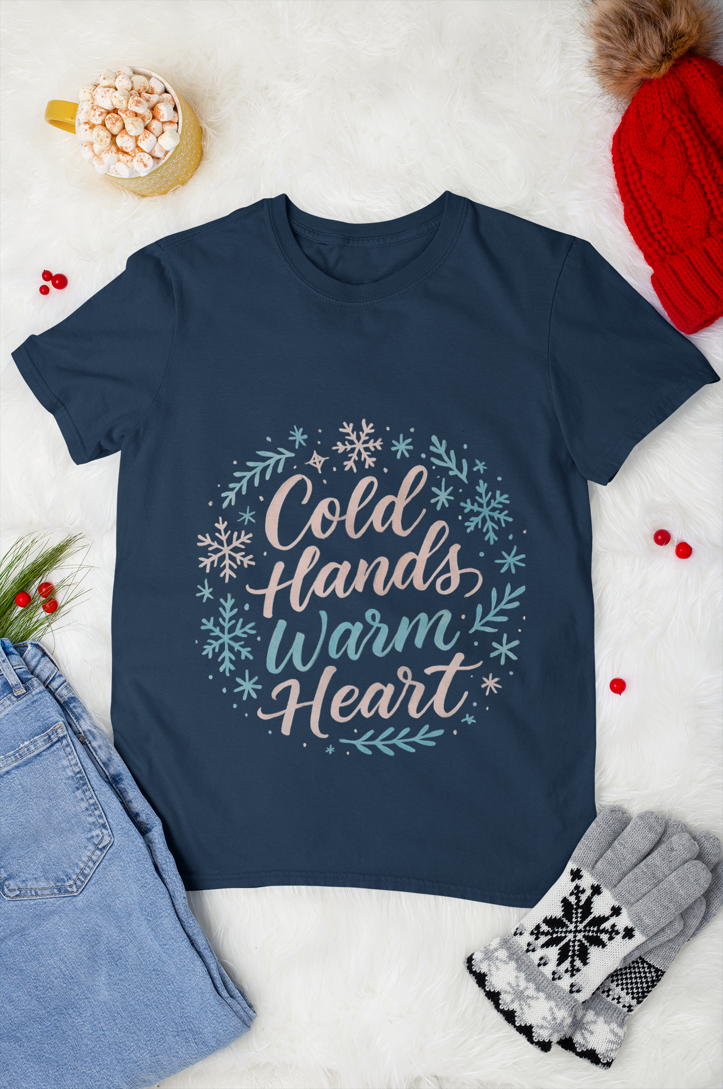 Cold Hands Warm Heart Unisex T-Shirt