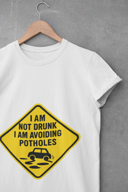 Funny Pothole Avoidance Unisex T-Shirt