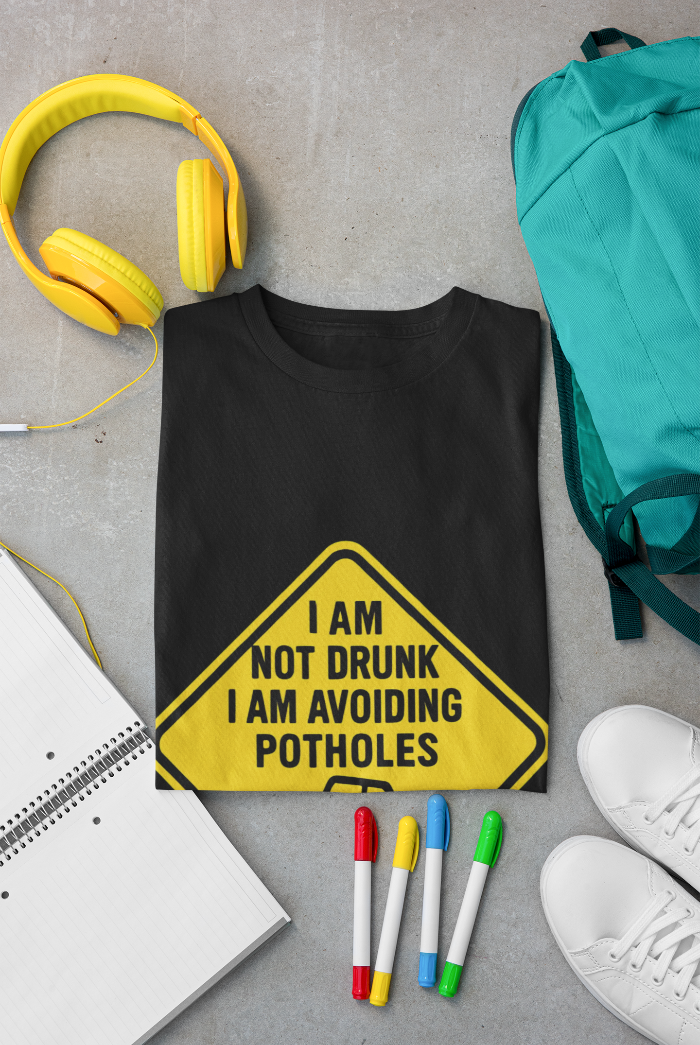 Funny Pothole Avoidance Unisex T-Shirt