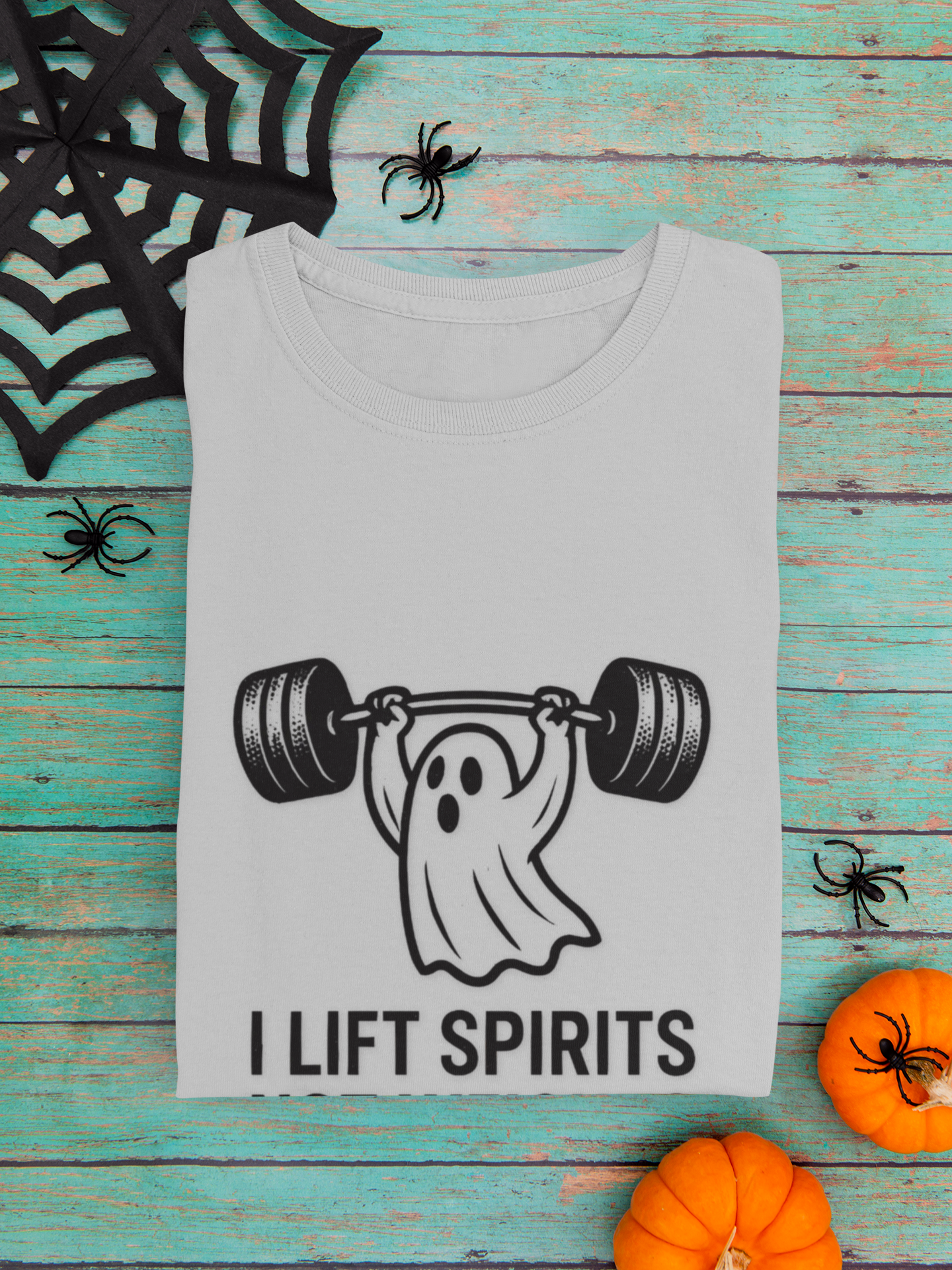 Funny Ghost Weightlifting Unisex T-Shirt