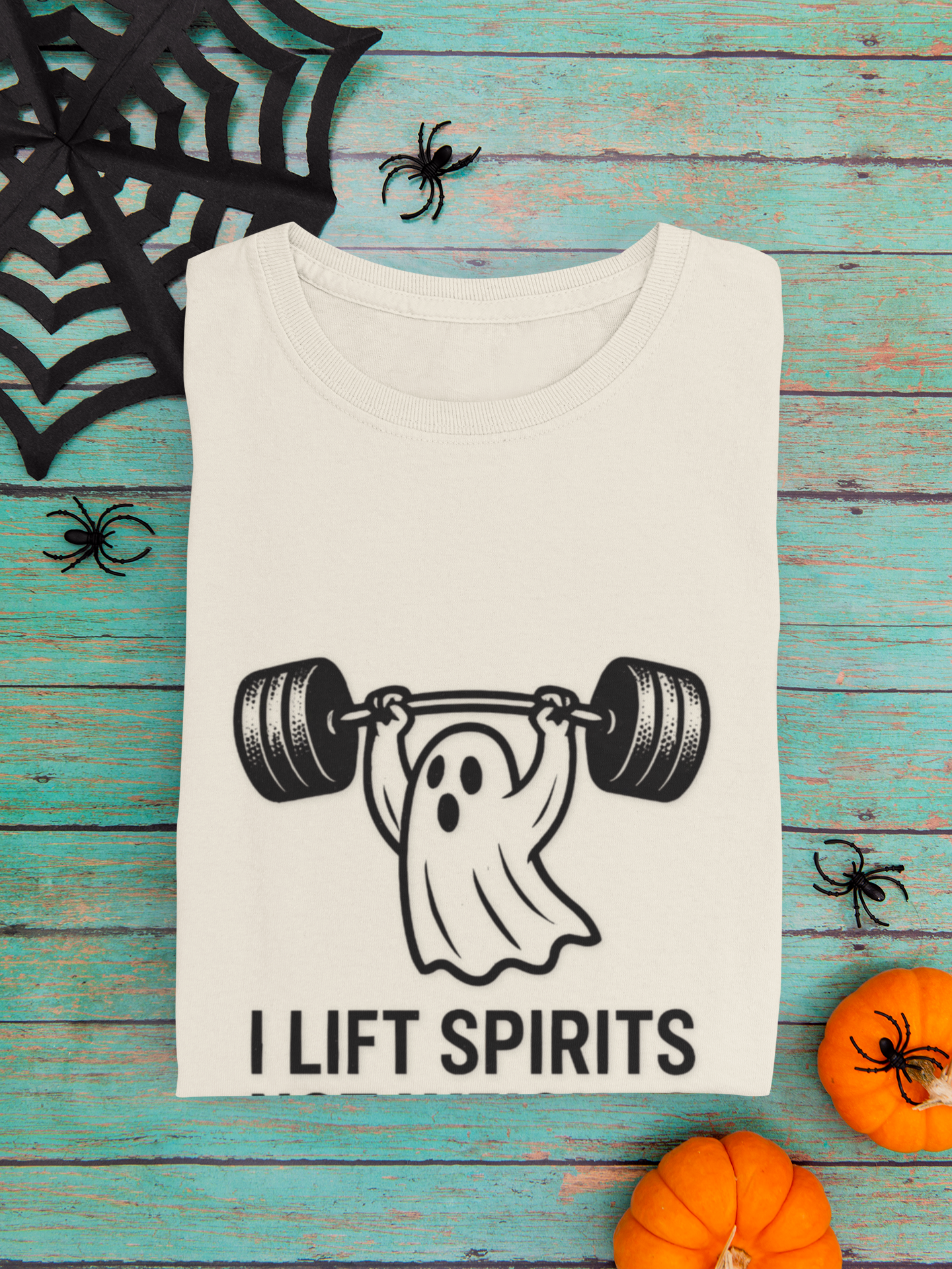 Funny Ghost Weightlifting Unisex T-Shirt