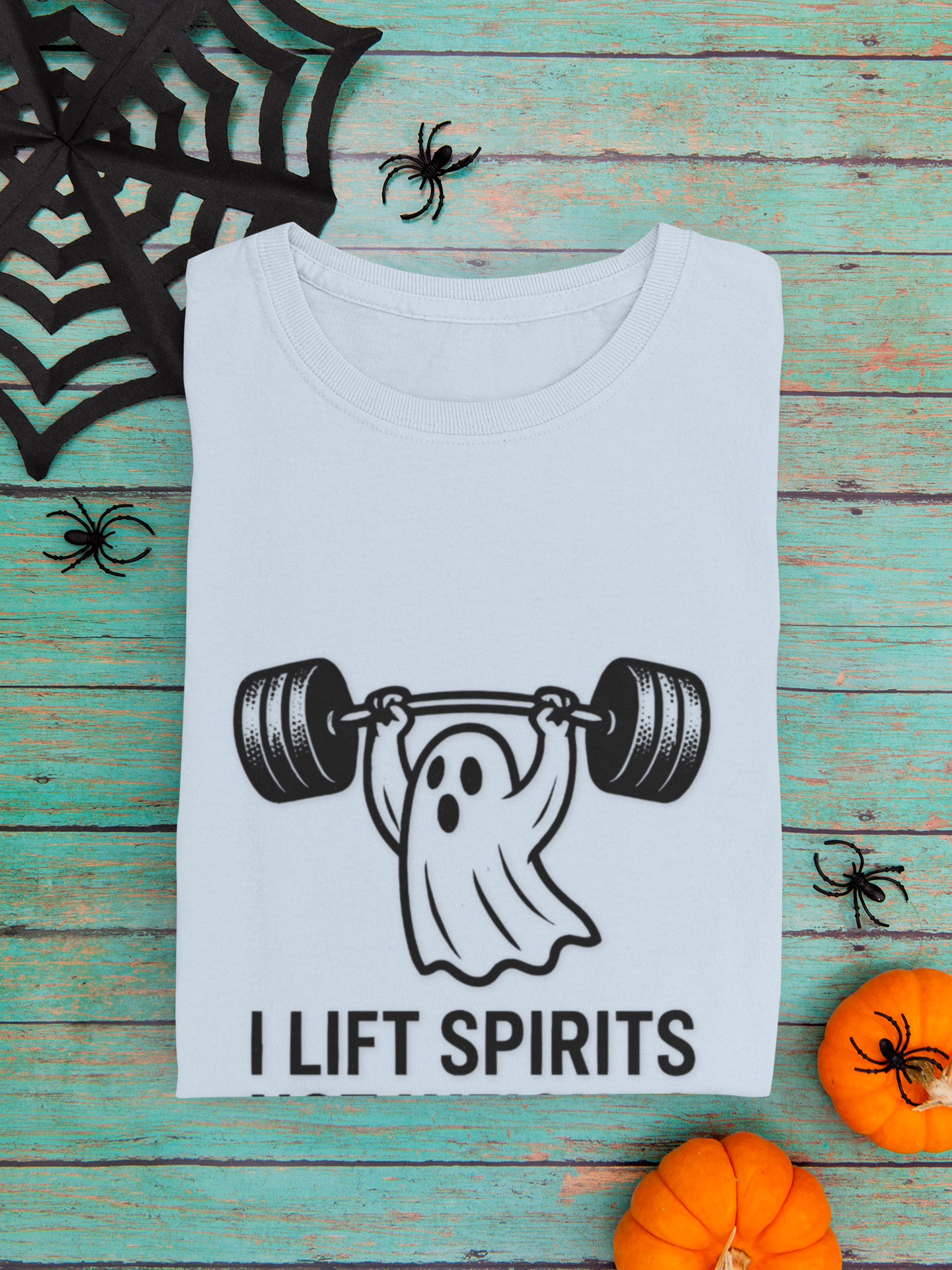 Funny Ghost Weightlifting Unisex T-Shirt