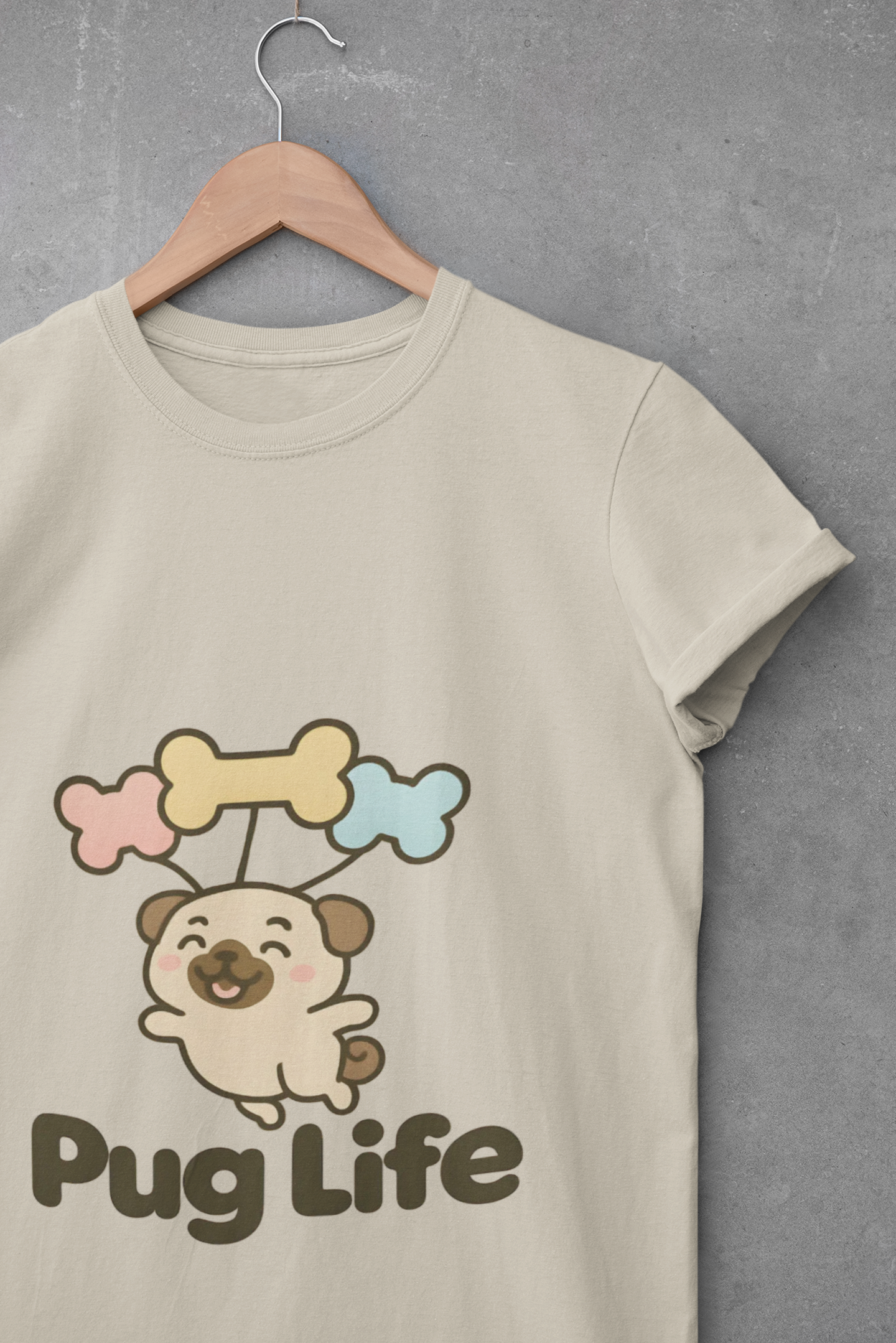 Cute Pug Life Unisex T-Shirt