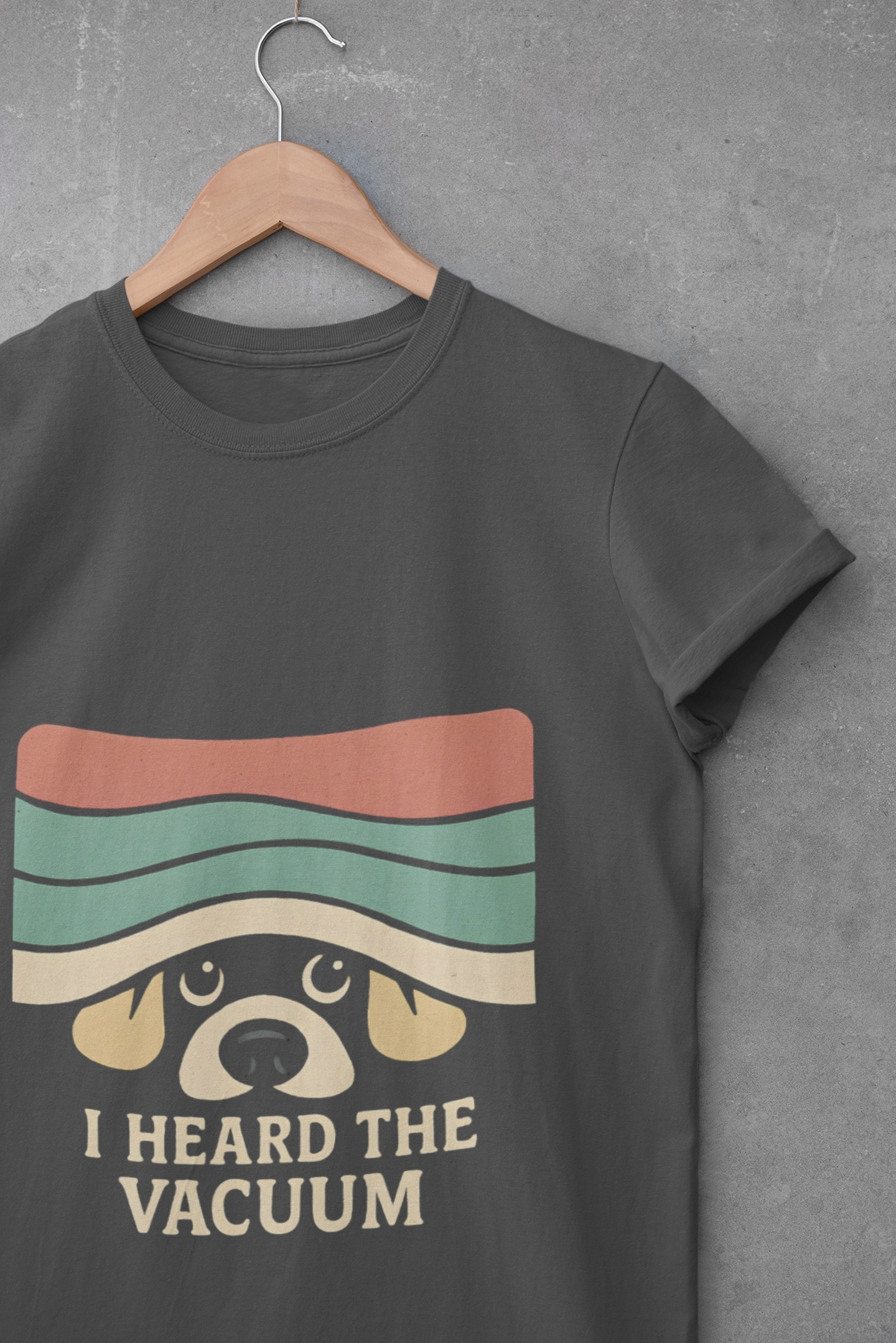 Dog Lover's Unisex T-Shirt - I Heard the Vacuum