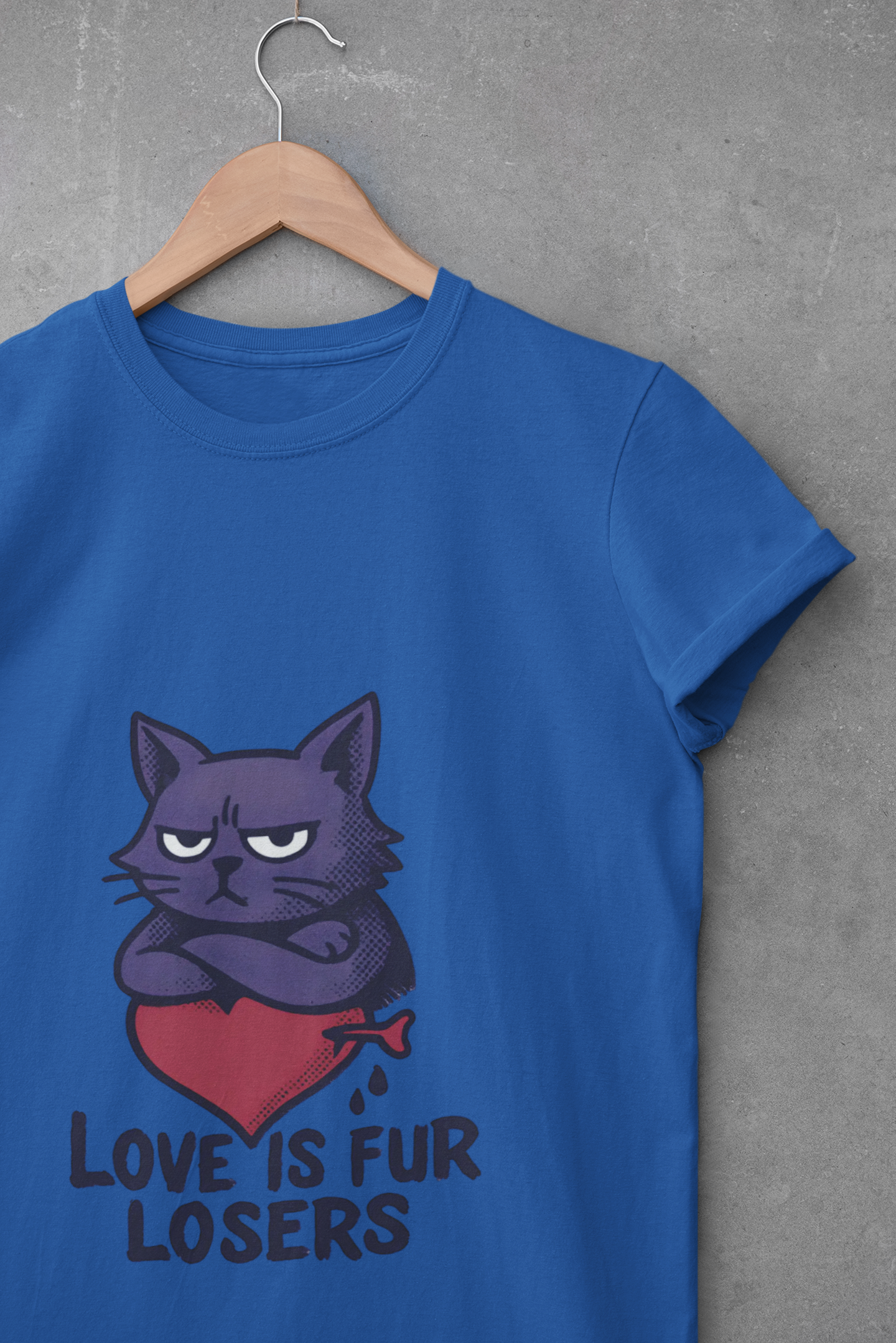Funny Cat Lover Unisex T-Shirt - Love is Fur Losers