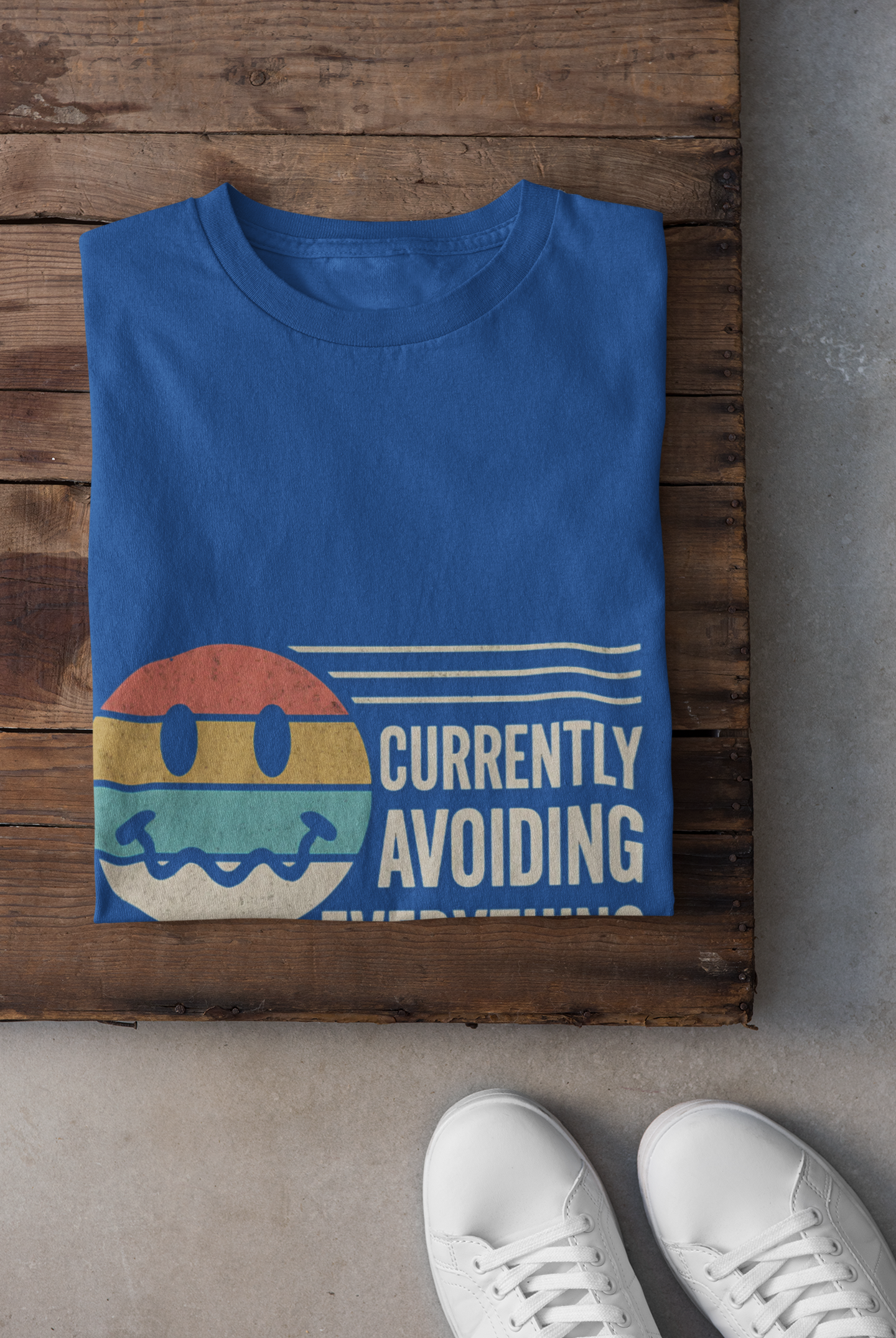 Retro Vibe Unisex T-Shirt - Currently Avoiding Everything