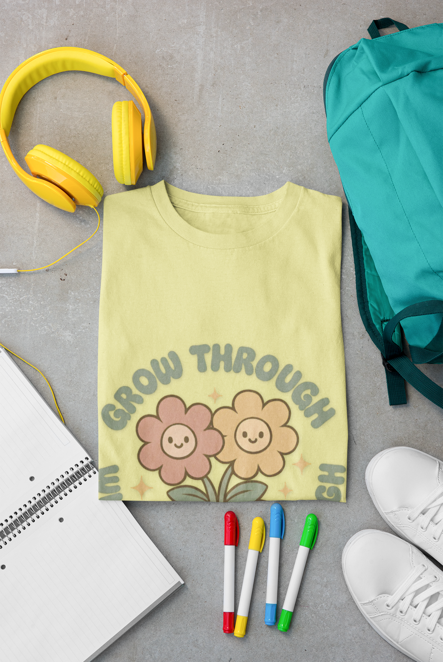 Grow Through Floral Unisex T-Shirt