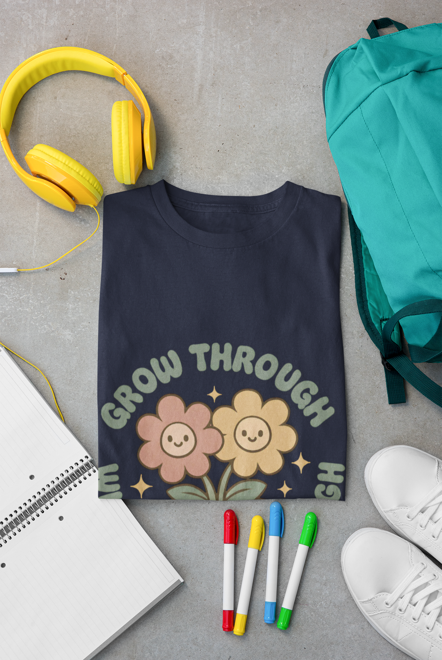 Grow Through Floral Unisex T-Shirt