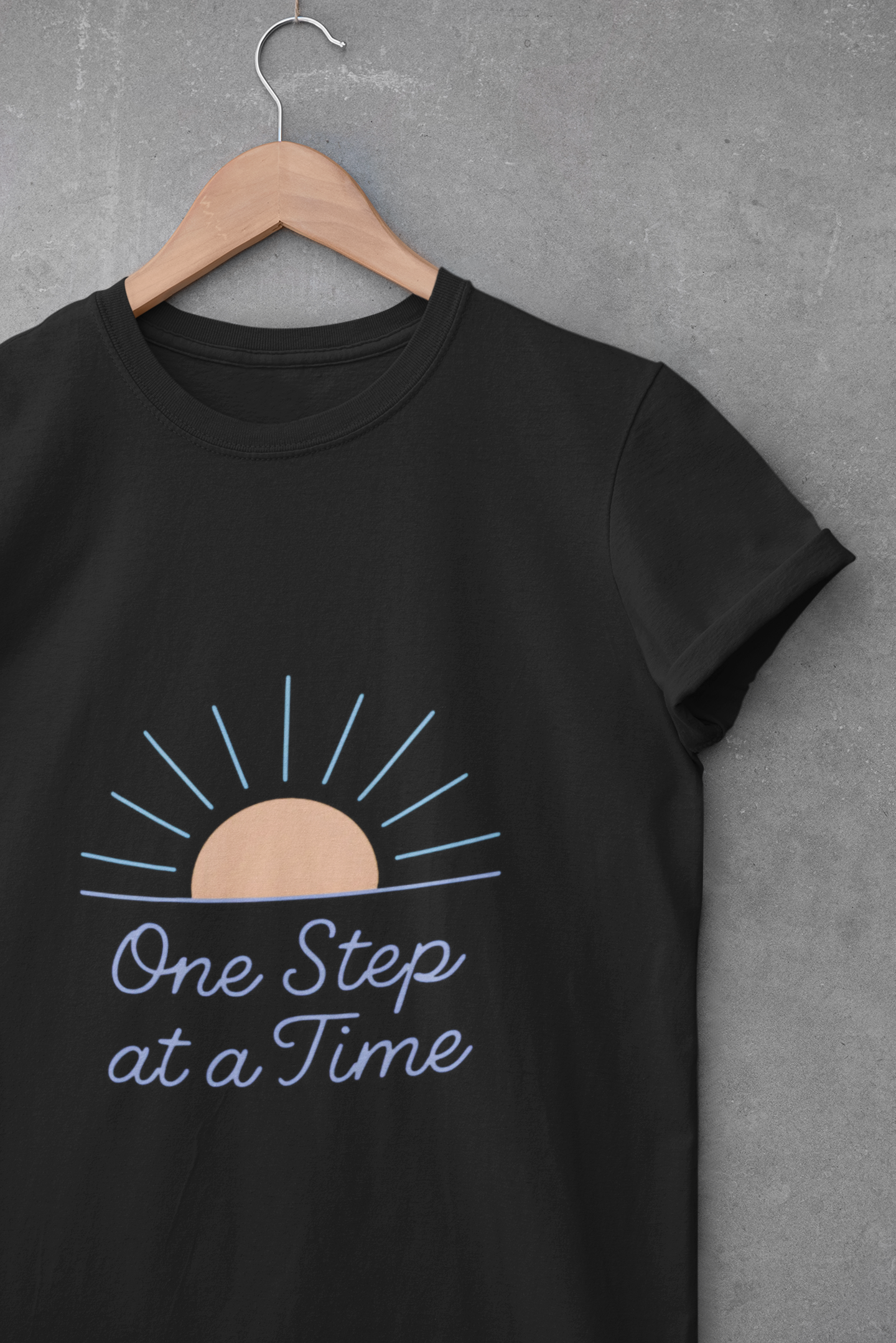 Unisex Softstyle T-Shirt - "One Step at a Time"