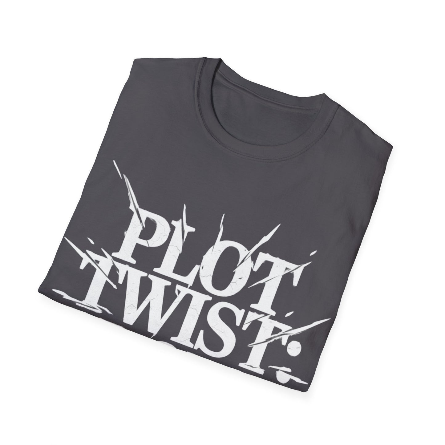 Plot Twist I Don't Care Unisex Softstyle T-Shirt