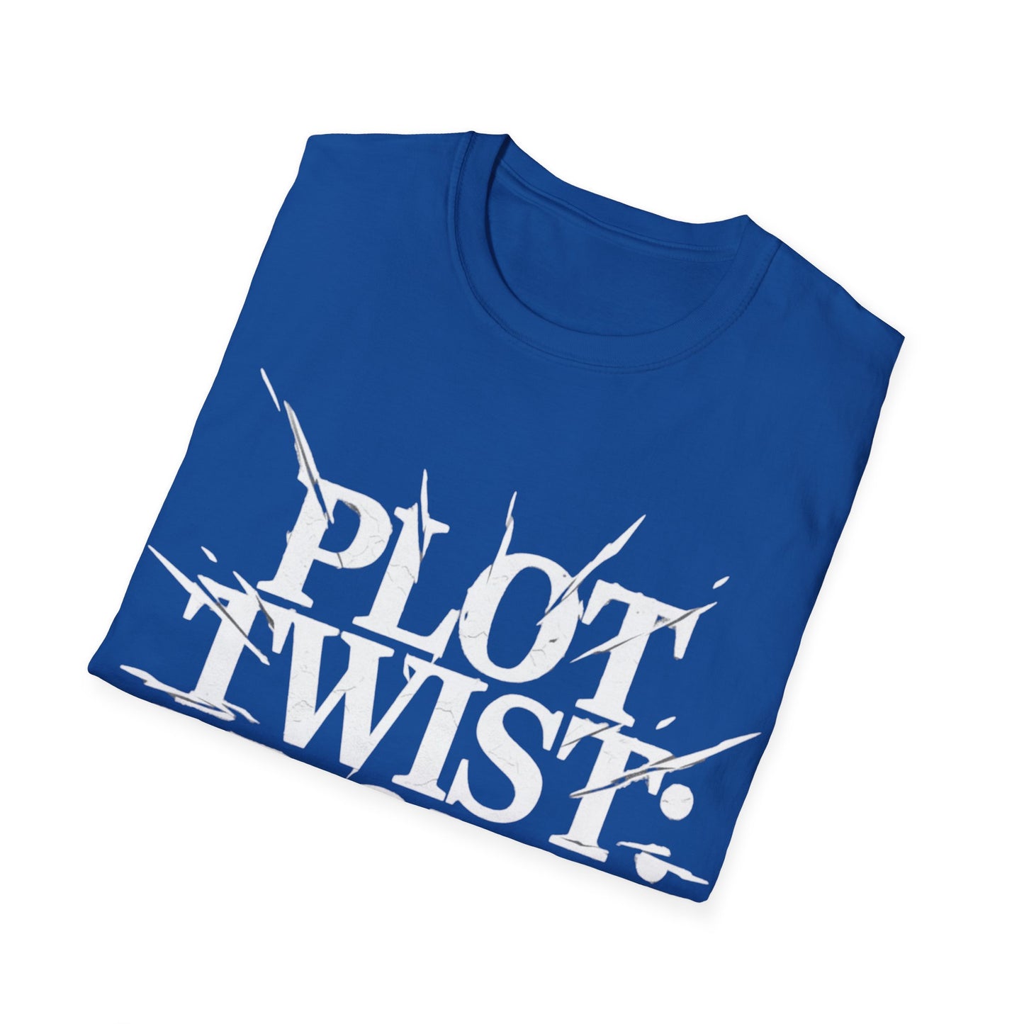 Plot Twist I Don't Care Unisex Softstyle T-Shirt