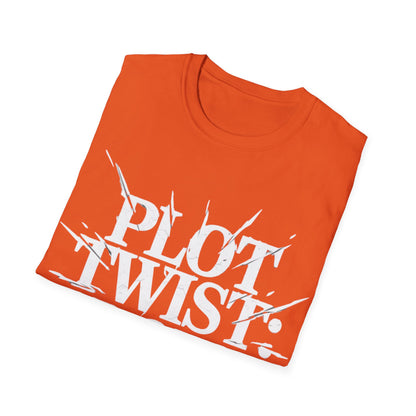 Plot Twist I Don't Care Unisex Softstyle T-Shirt