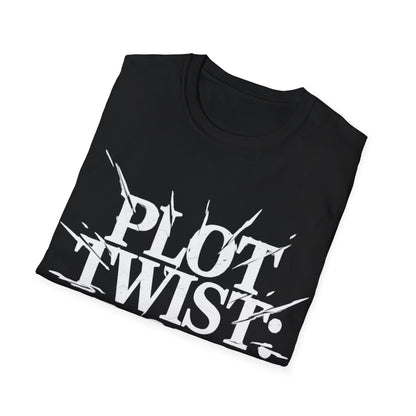 Plot Twist I Don't Care Unisex Softstyle T-Shirt