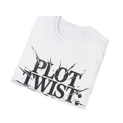 Plot Twist I Don't Care Unisex Softstyle T-Shirt