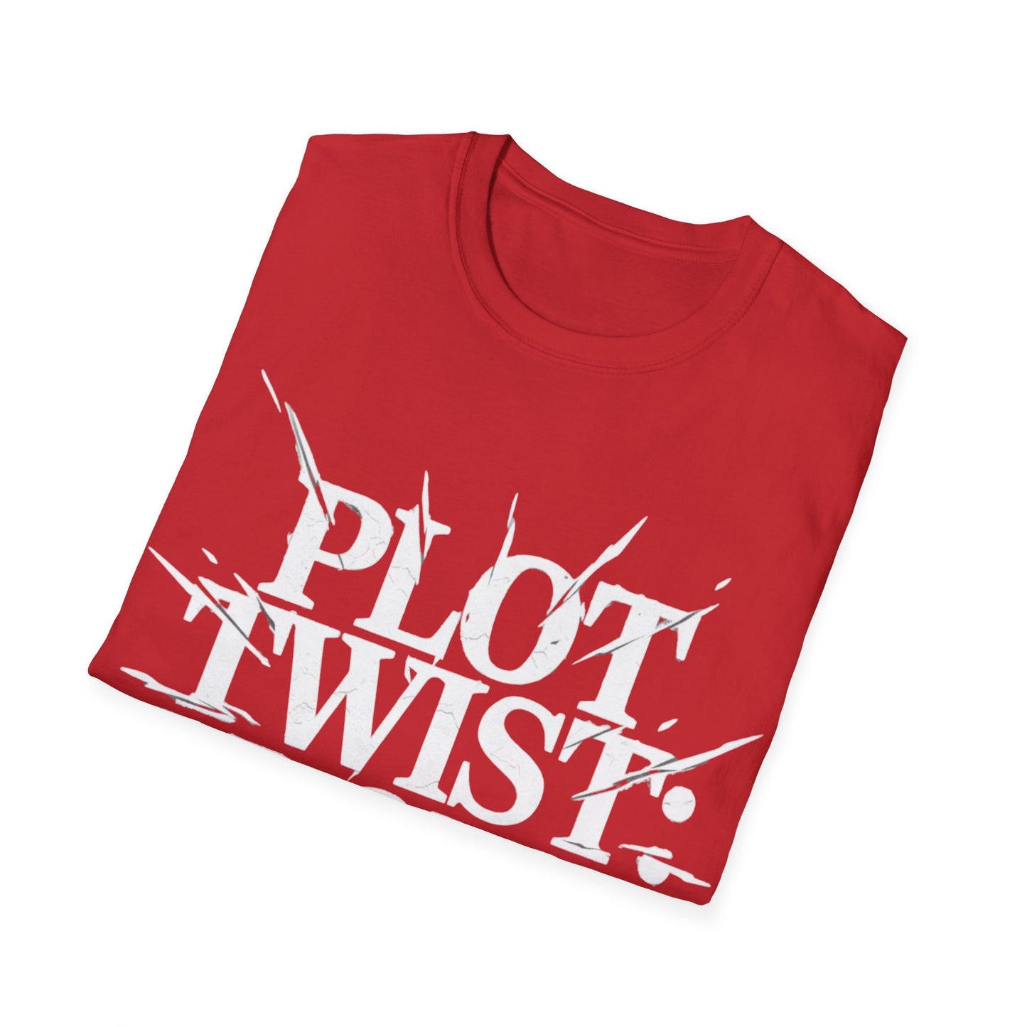 Plot Twist I Don't Care Unisex Softstyle T-Shirt