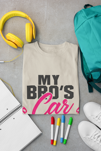 My Bro's Car Unisex Softstyle T-Shirt