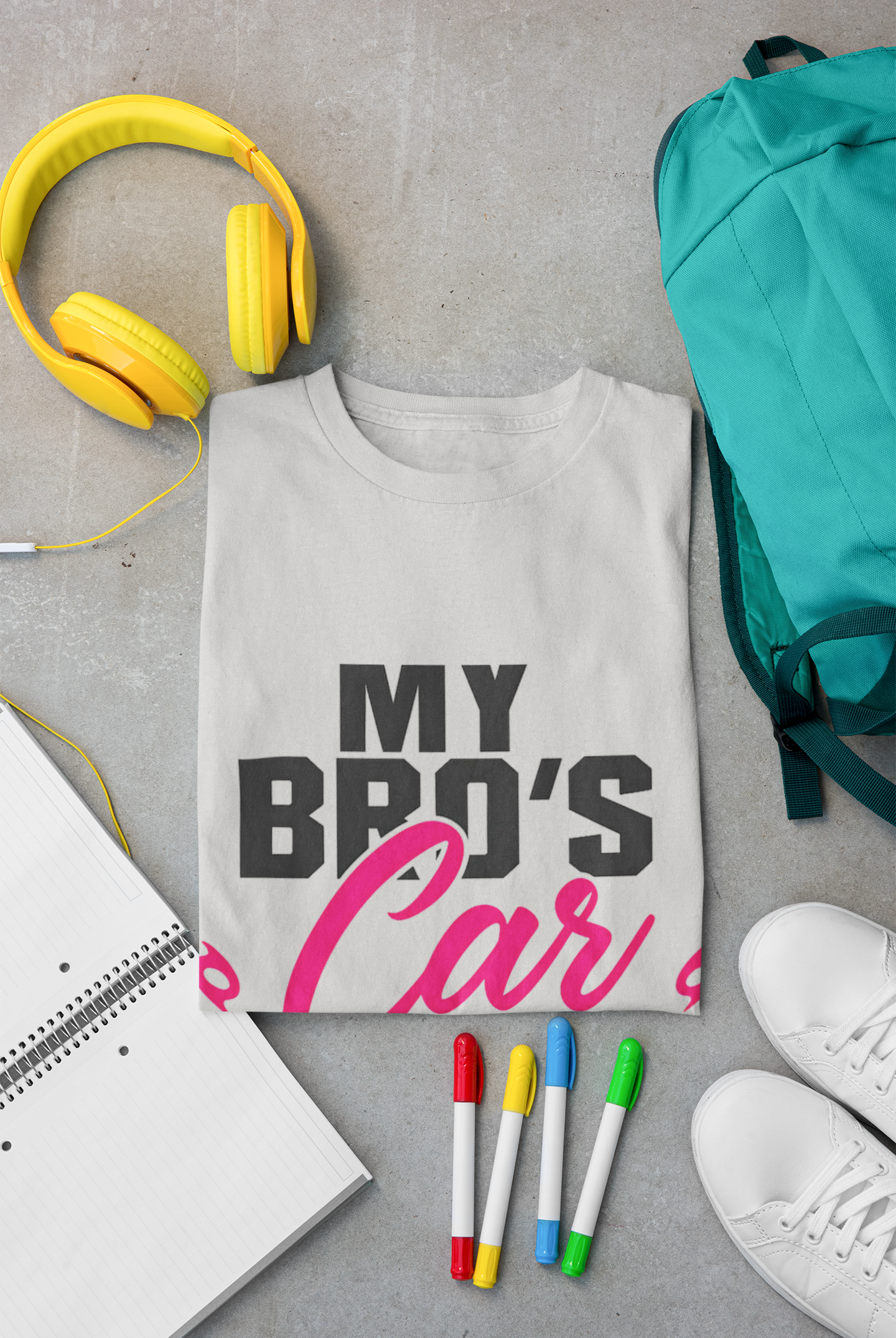 My Bro's Car Unisex Softstyle T-Shirt