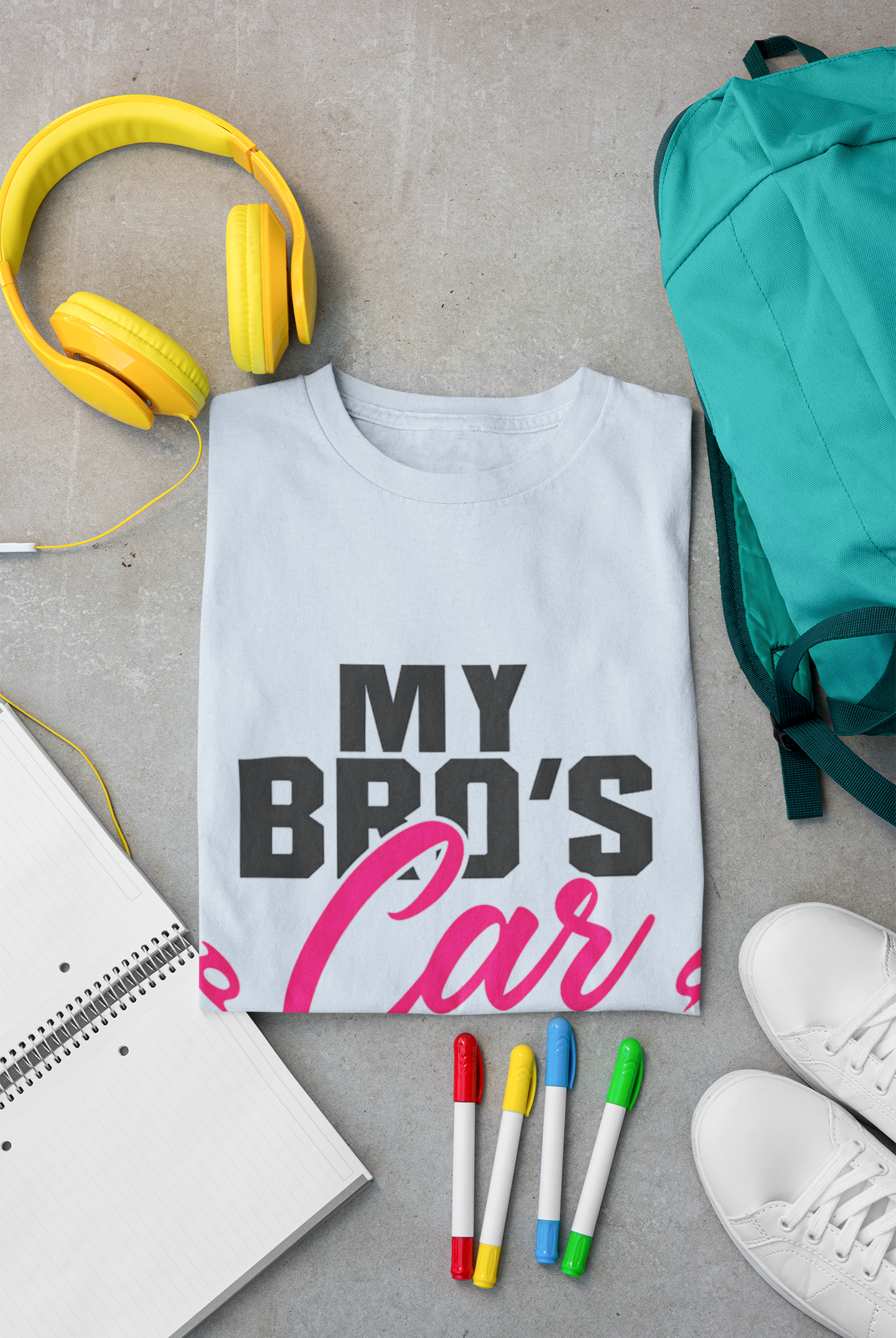 My Bro's Car Unisex Softstyle T-Shirt