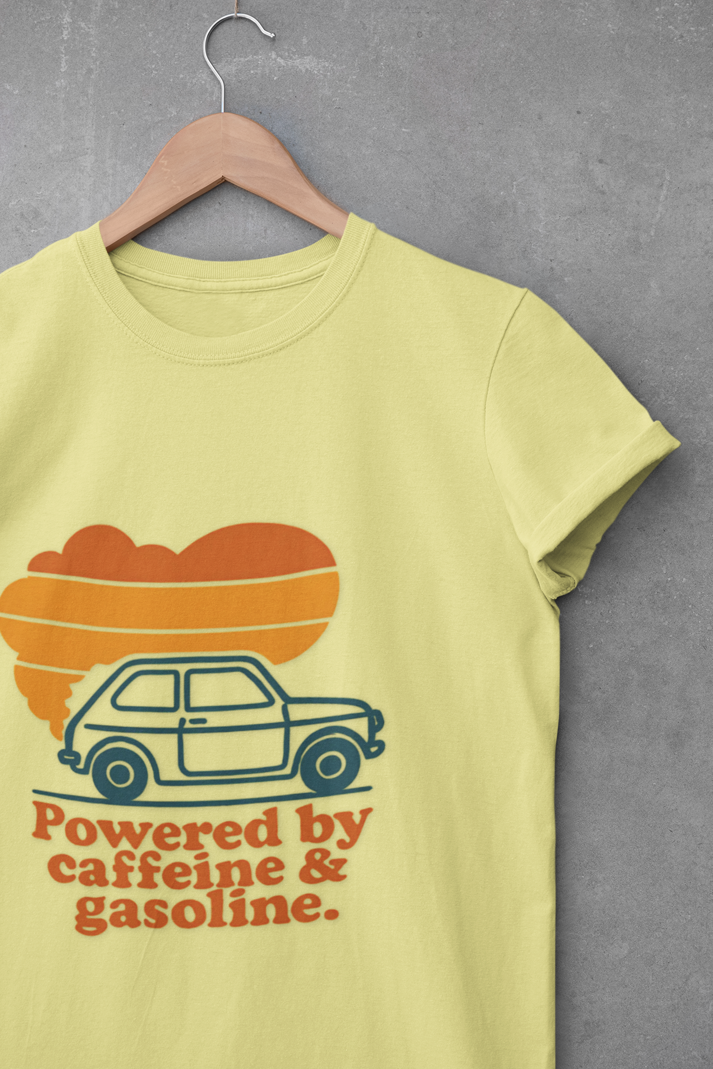 Retro Car & Coffee T-Shirt