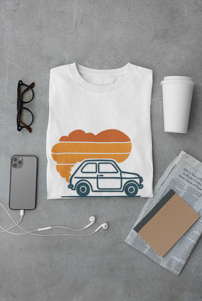 Retro Car & Coffee T-Shirt