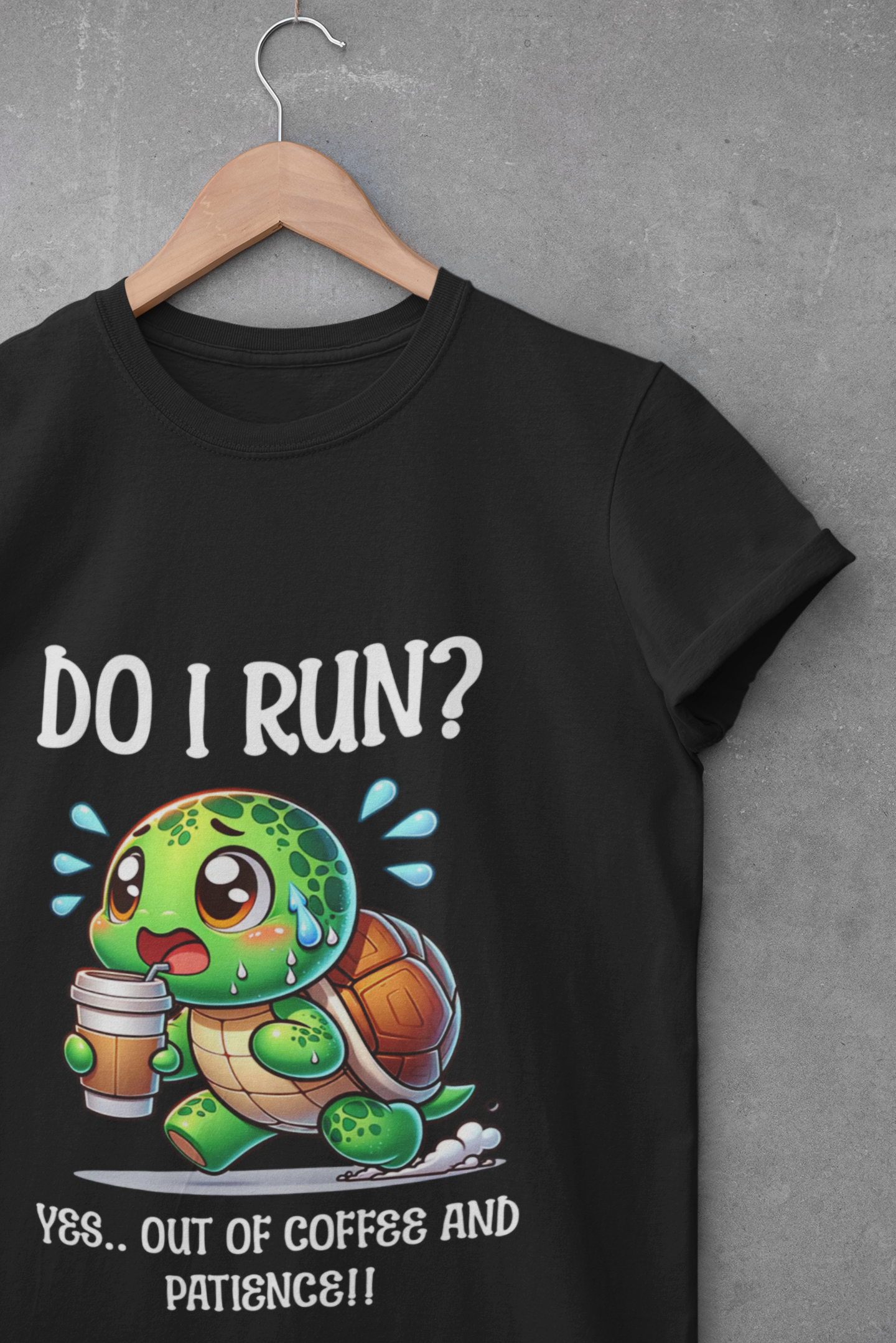 Cute Turtle Coffee Lover Unisex T-Shirt