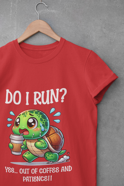 Cute Turtle Coffee Lover Unisex T-Shirt