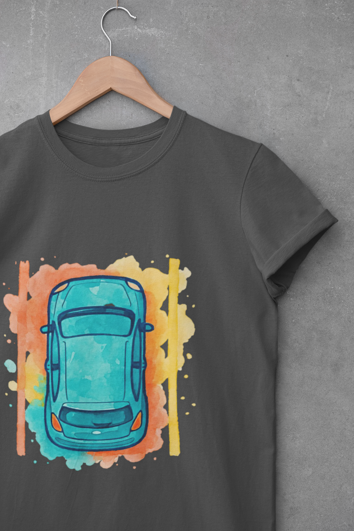 Vibrant Car Watercolor T-Shirt