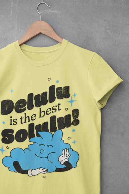 Delulu is the Best Solulu Unisex Softstyle T-Shirt