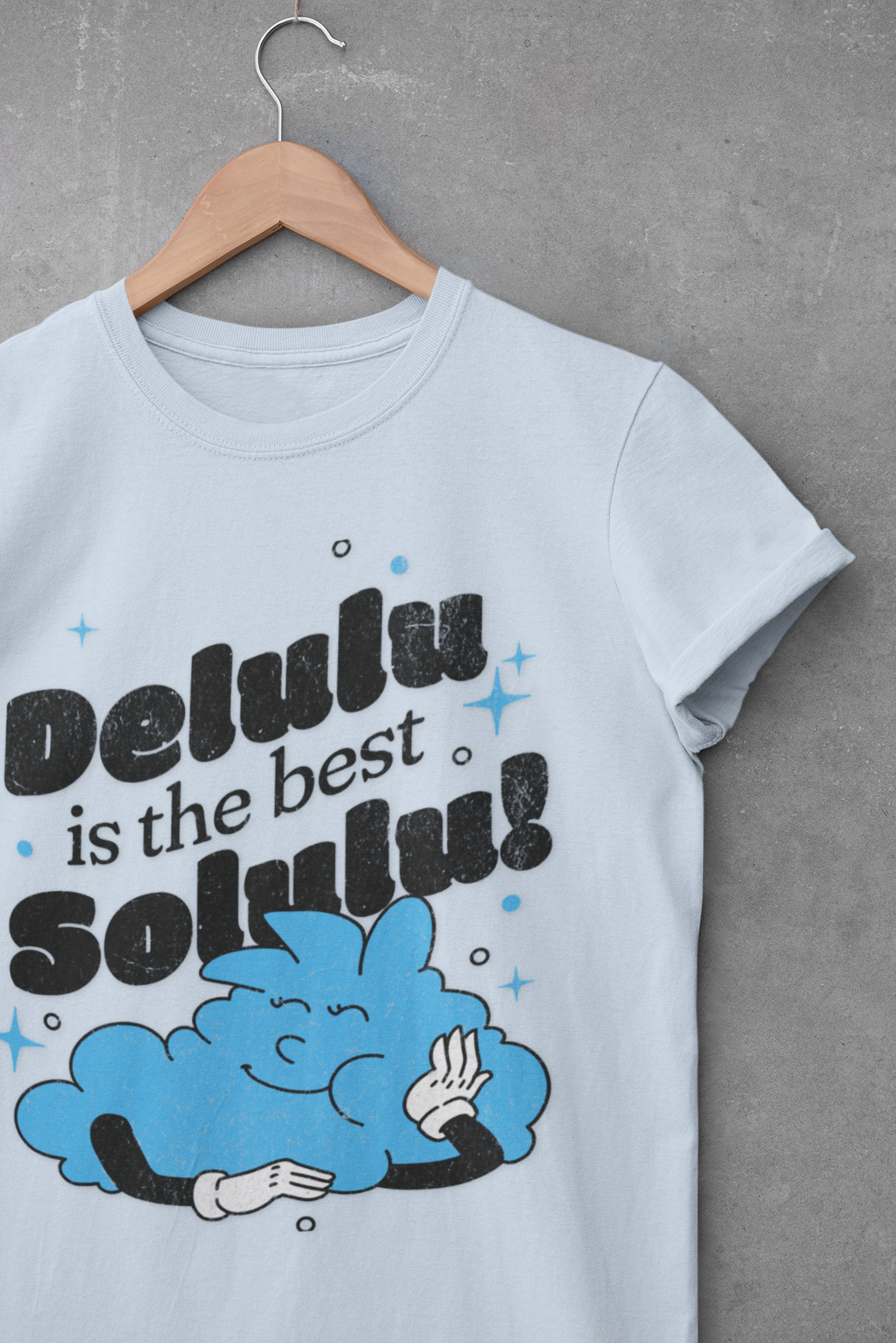 Delulu is the Best Solulu Unisex Softstyle T-Shirt