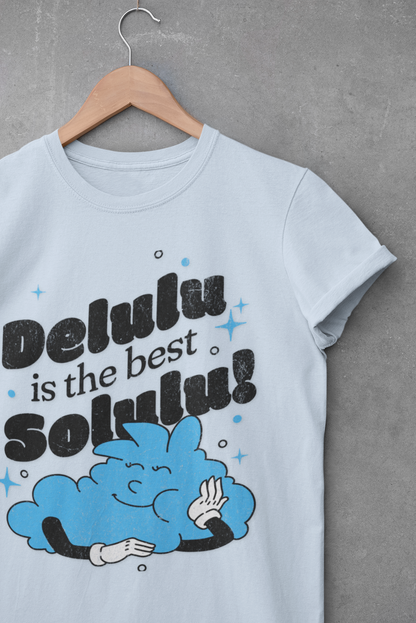 Delulu is the Best Solulu Unisex Softstyle T-Shirt