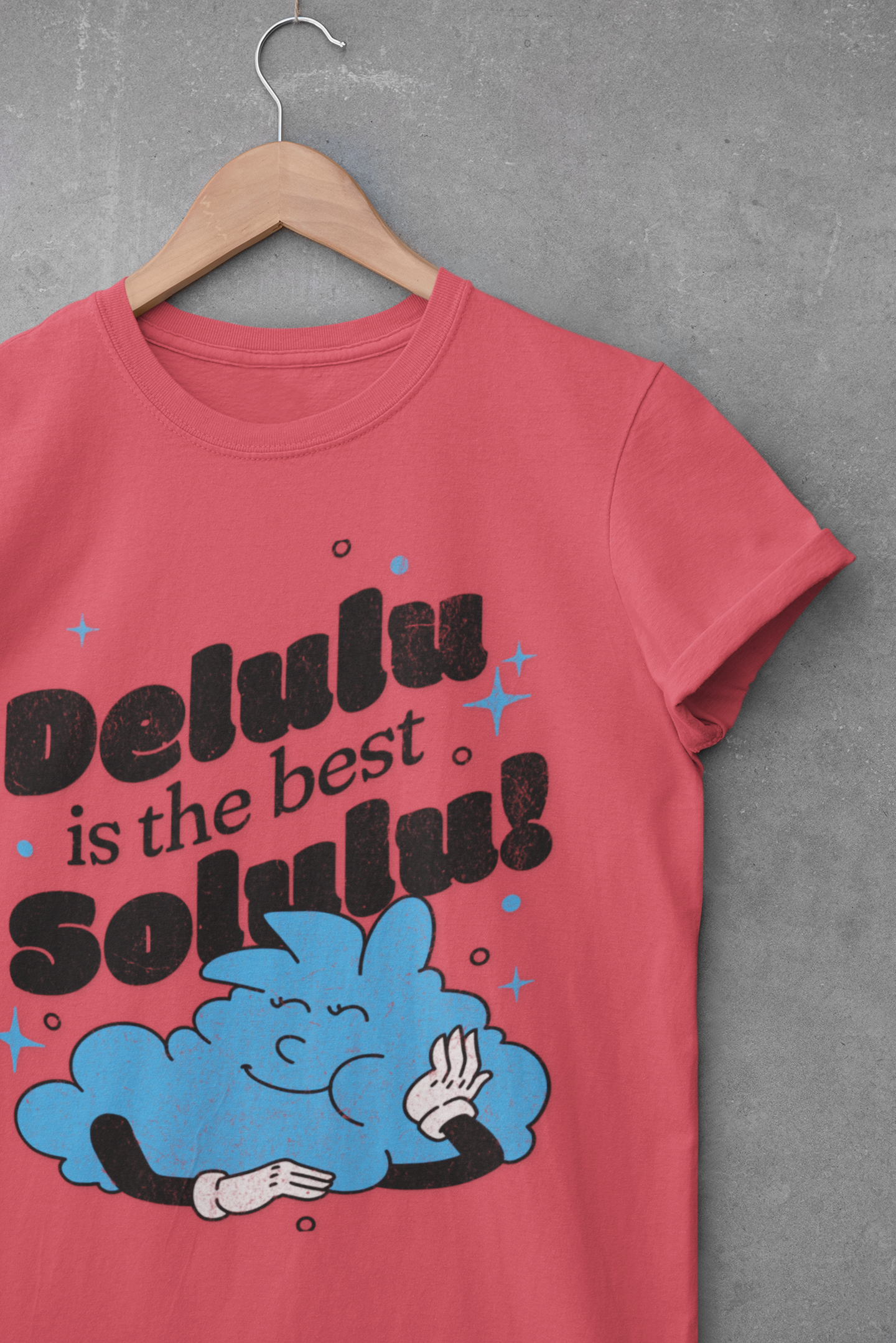 Delulu is the Best Solulu Unisex Softstyle T-Shirt
