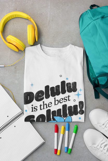 Delulu is the Best Solulu Unisex Softstyle T-Shirt