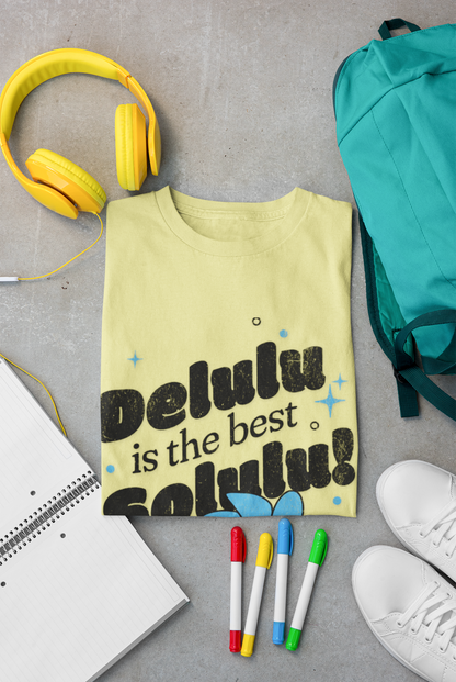 Delulu is the Best Solulu Unisex Softstyle T-Shirt