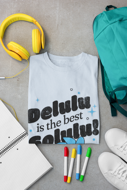 Delulu is the Best Solulu Unisex Softstyle T-Shirt