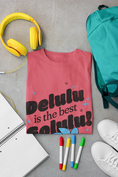 Delulu is the Best Solulu Unisex Softstyle T-Shirt